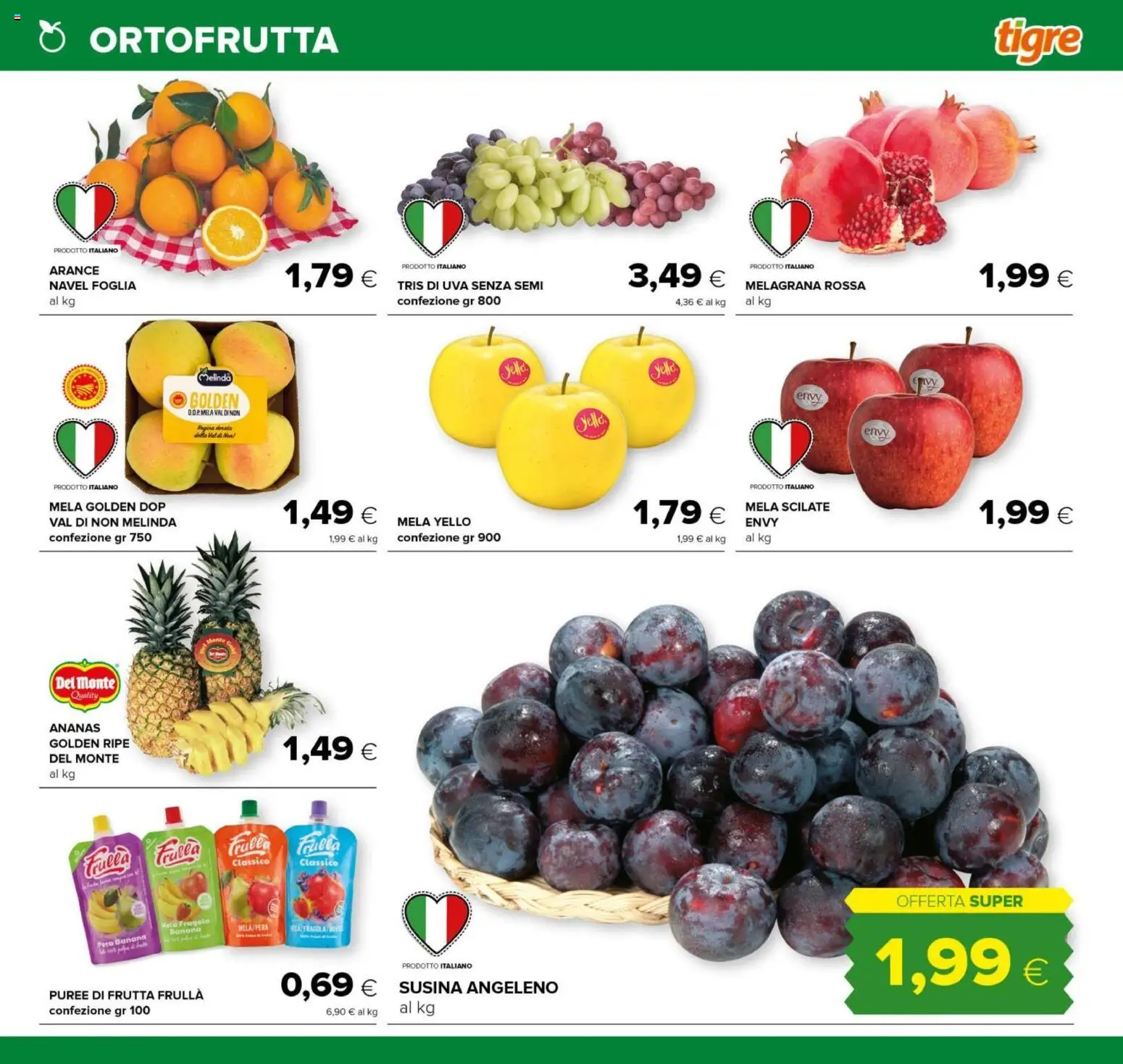 Volantino Tigre del 21.11.2025 | Pagina: 5 | Prodotti: Arance, Frutta, Uva, Pera