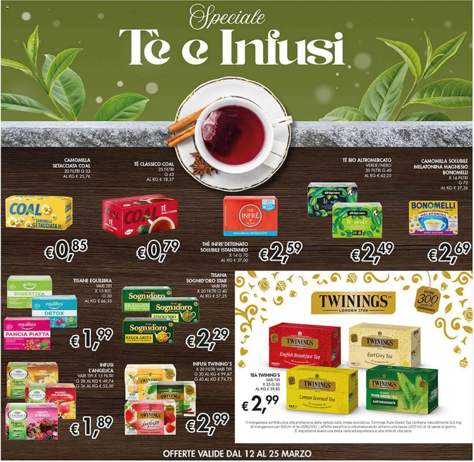 Volantino Coal del 12.03.2026 | Pagina: 20 | Prodotti: Tè, Mango, Pera, The