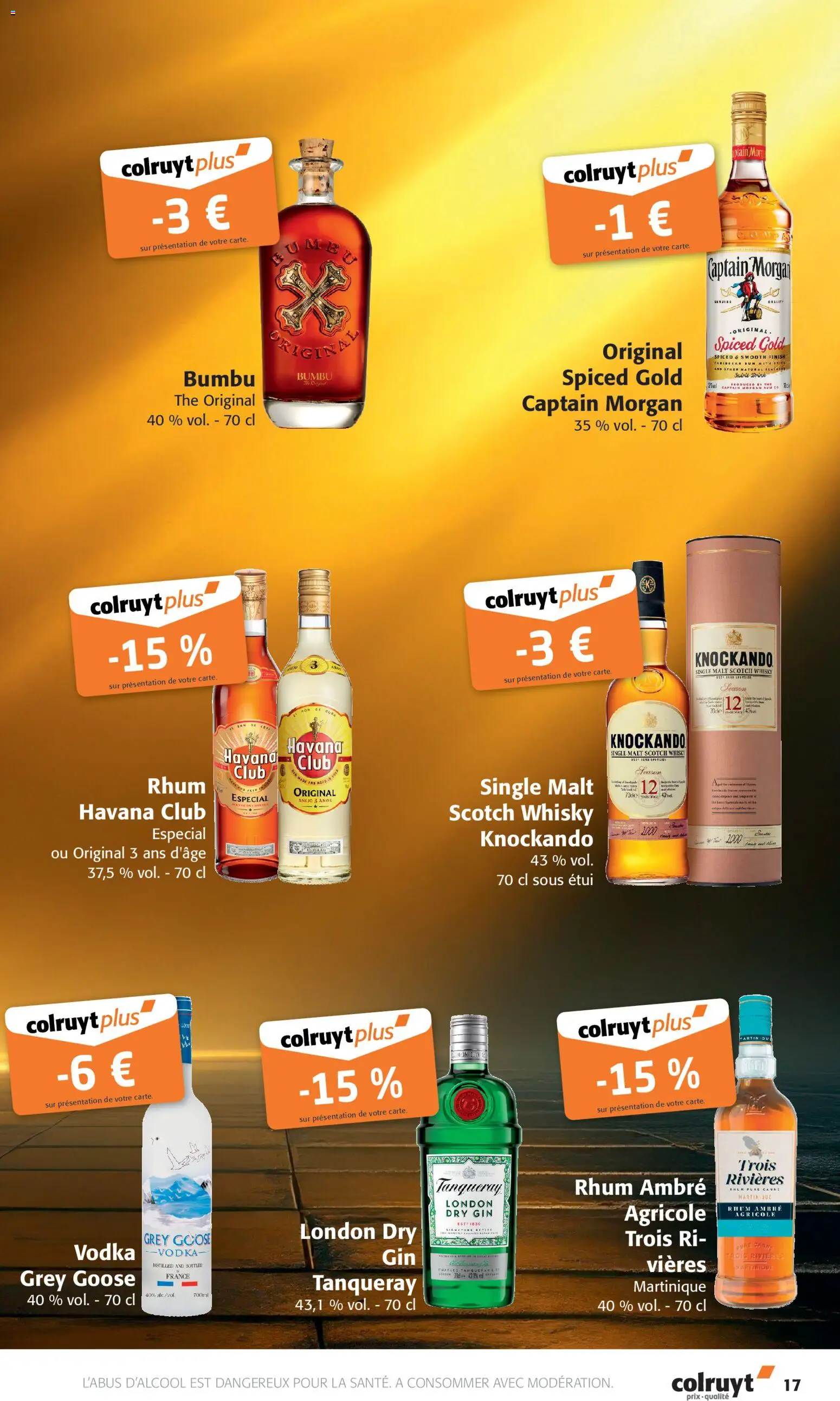 {H1} | Page: 17 | Produits: Whisky, Étui, Rhum, Gin