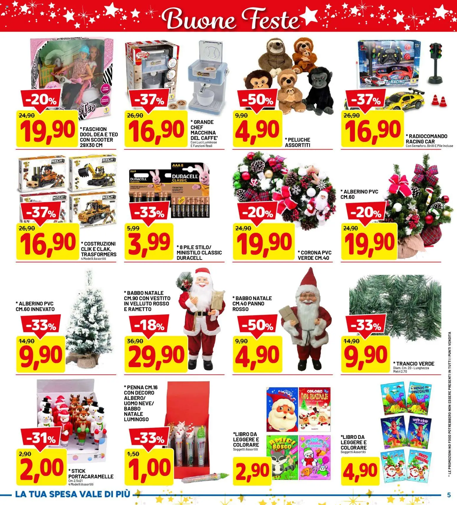 Volantino D Più del 01.12.2025 | Pagina: 5 | Prodotti: Pile, Peluche, Vestito