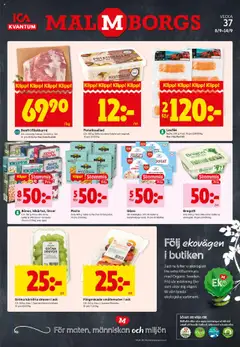 ICA Kvantum - Malmö - Förhandsvisning av reklamblad från butik ICA Kvantum aktuell från 08.09.2025