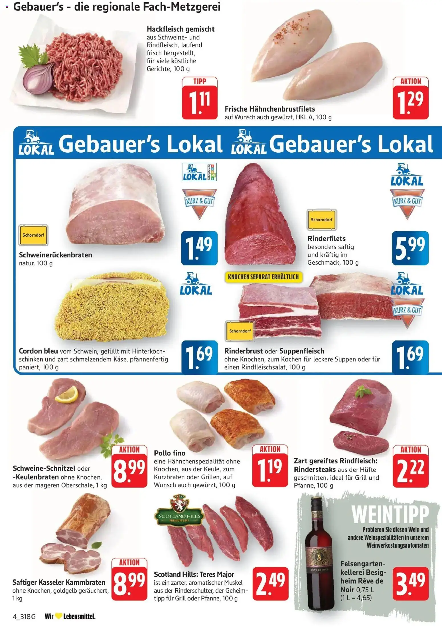 Edeka prospekt Geislingen	 – gültig ab 09.03.2026 | Seite: 4 | Produkte: Grill, Suppenfleisch, Schinken, Rindfleisch