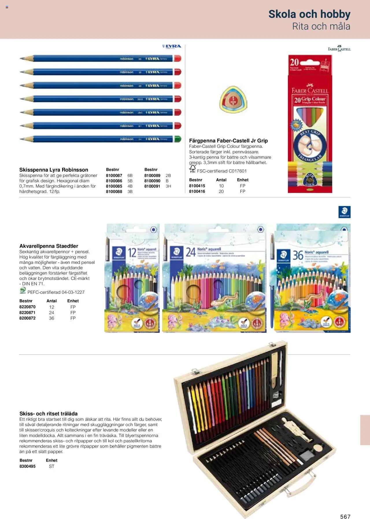 Office Depot reklamblad aktuell från 15.02.2024 | Sida: 569 | Produkter: Penna, Pensel