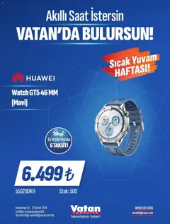 16.02.2026 tarihinden itibaren geçerli olan Vatan Bilgisayar kataloğu önizlemesi | Sayfa: 11 | Ürünler: Akıllı saat, Saat