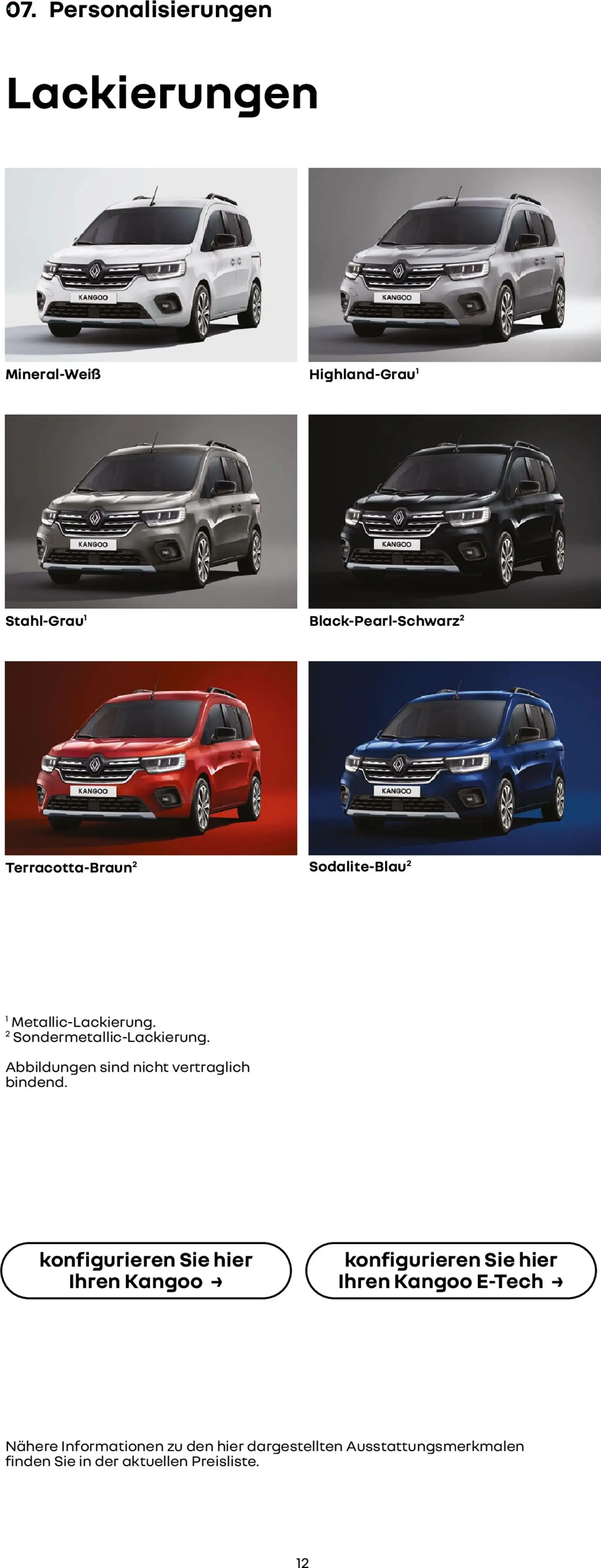 Renault Kangoo – gültig ab 14.01.2026 | Seite: 12