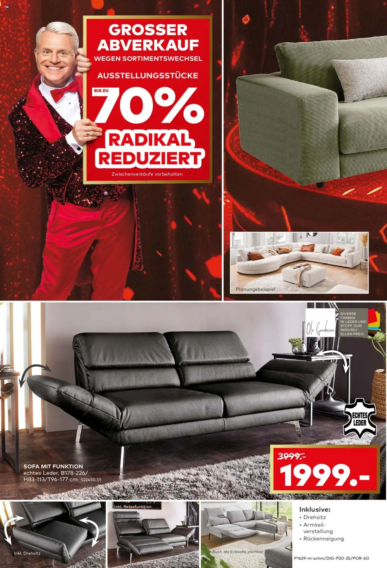 Porta! Prospekt Möbiläum  – gültig ab 05.10.2025 | Seite: 4 | Produkte: Ecksofa, Sofa