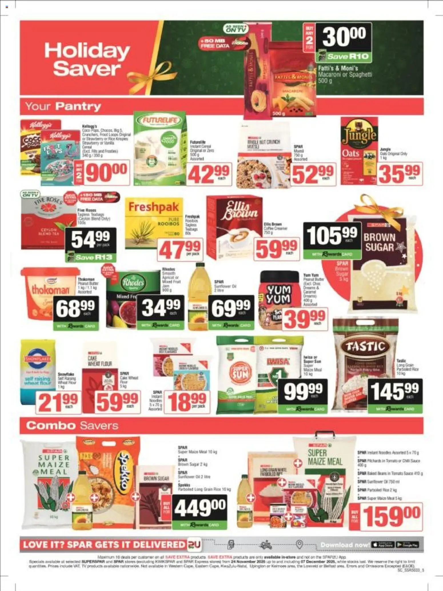 New Superspar catalogue – valid from 24.11.2025 | Page: 5 | Products: Flour, Socks, Sauce, Chilli