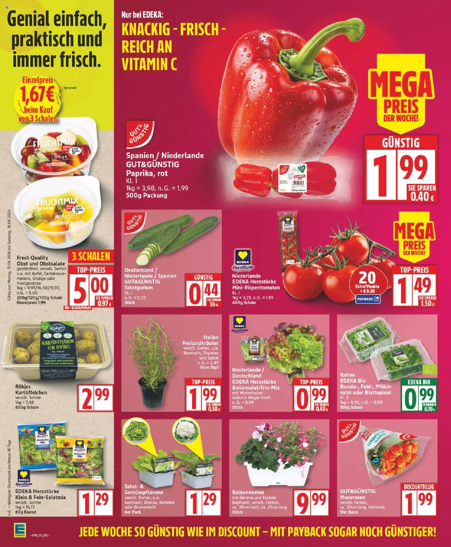 Edeka Prospekt 	 – gültig ab 13.04.2026 | Seite: 2