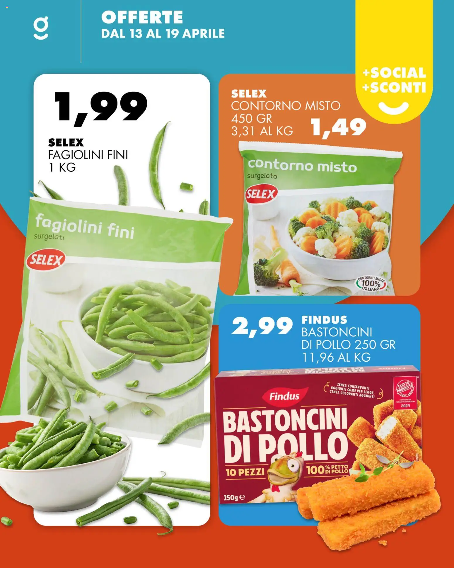 Volantino GECOP del 13.04.2026 | Pagina: 1 | Prodotti: Pollo, Fagiolini