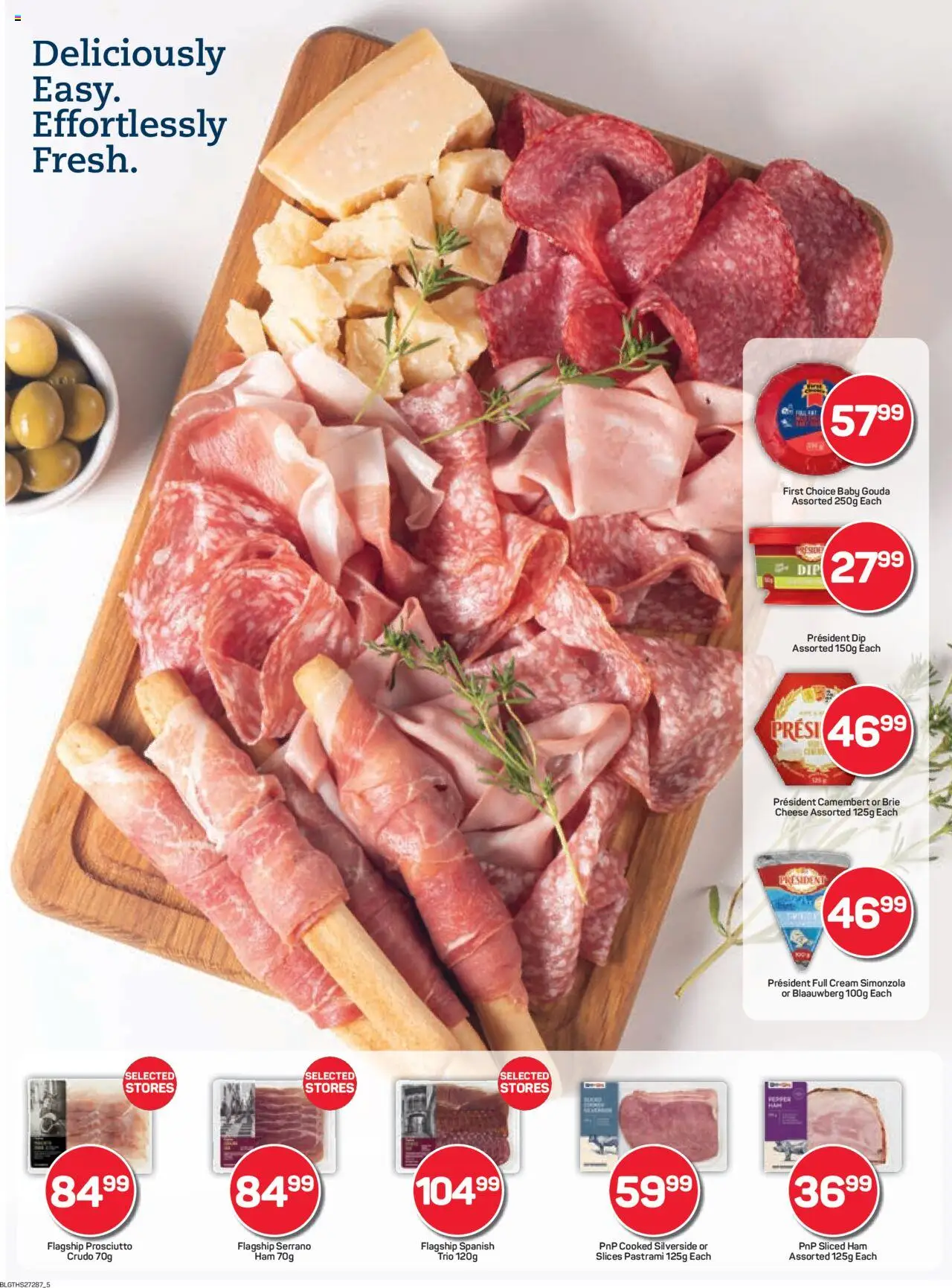 New Pick n Pay catalogue – valid from 20.10.2025 | Page: 5 | Products: Cheese, Ham, Cream