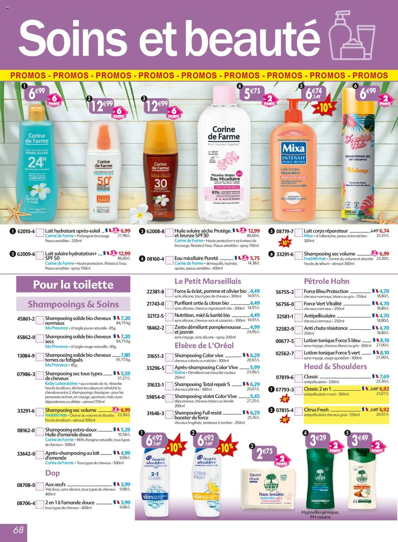  | Page: 68 | Produits: Tonique, Savon, Olivier, Huile