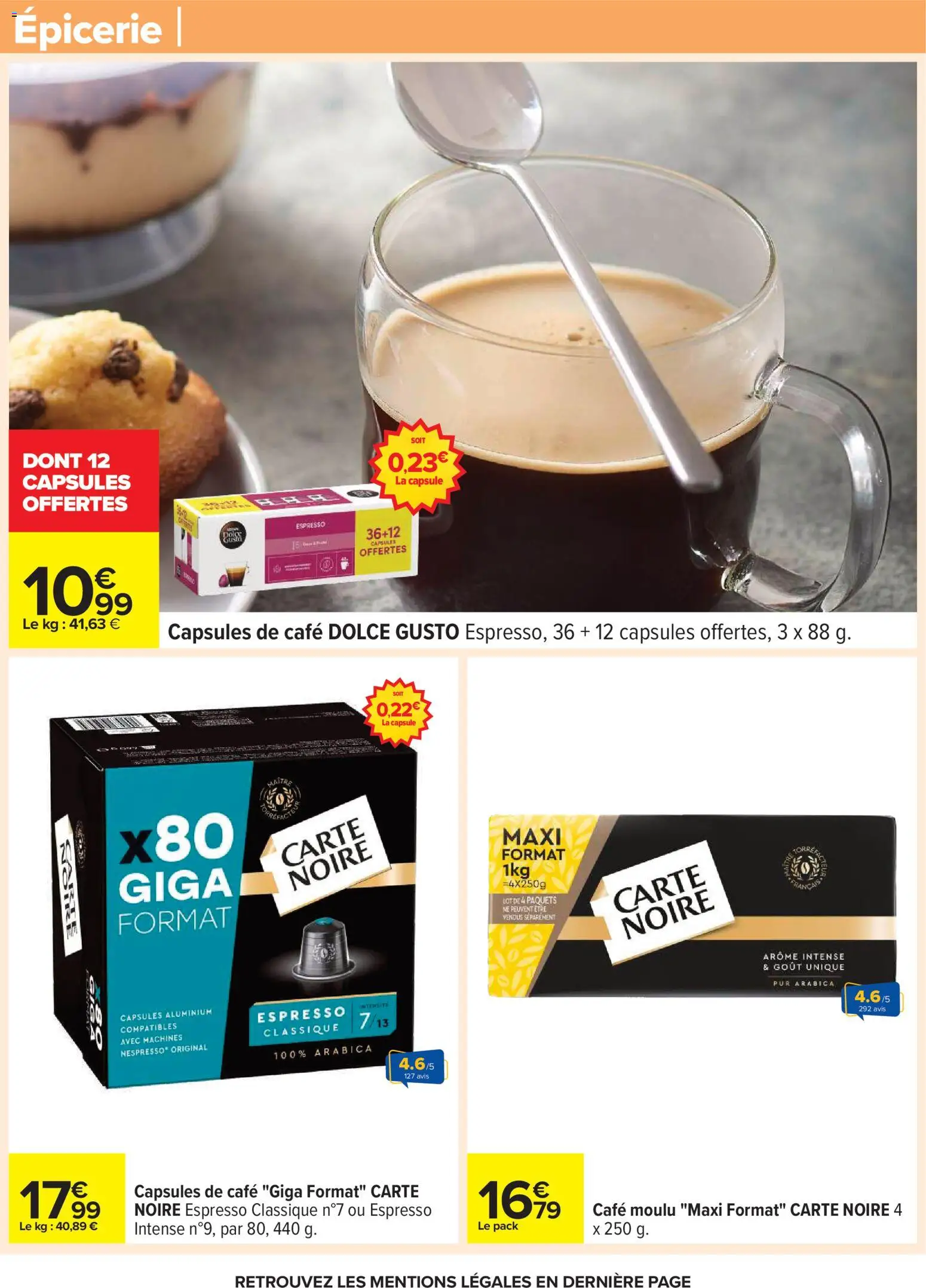 {H1} | Page: 55 | Produits: Dolce Gusto, Café moulu, Café