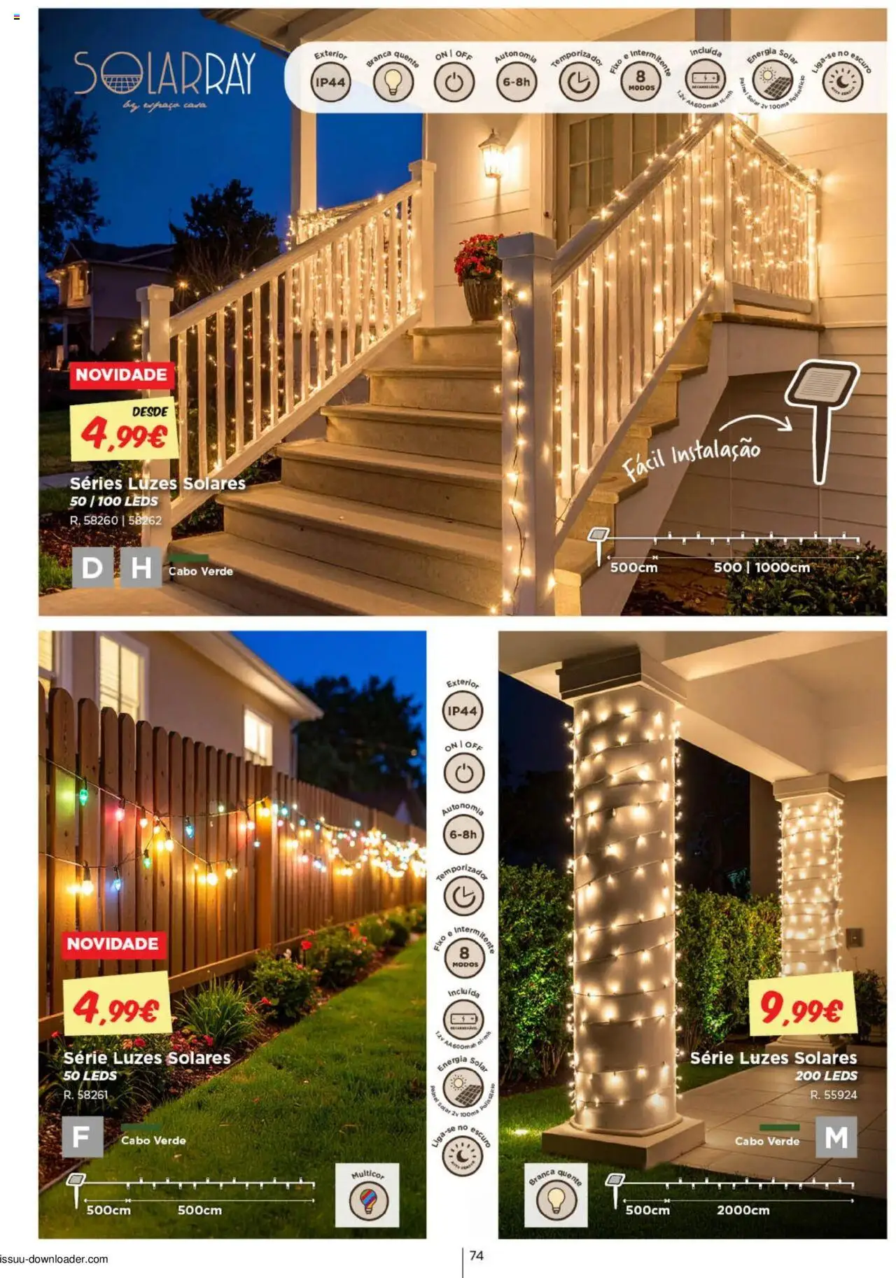 Espaço Casa Catálogo de Natal 2025 │ válido de 11.10.2025 | Página: 74 | Produtos: Cabo