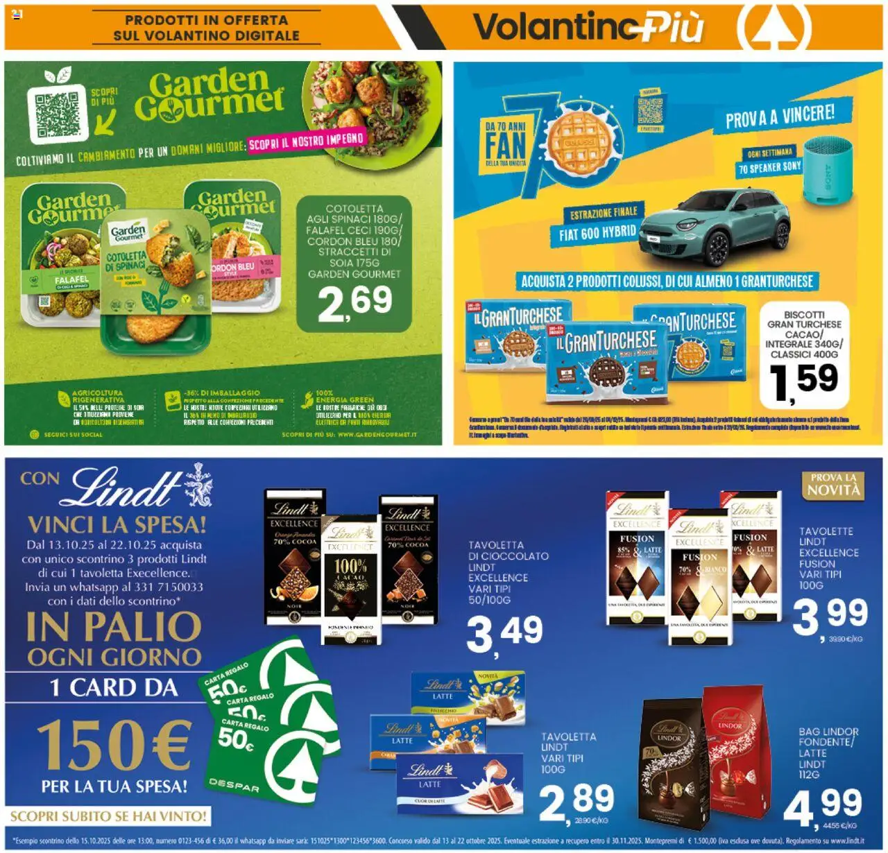 Volantino Interspar del 13.10.2025 | Pagina: 31 | Prodotti: Biscotti, Ceci, Latte, Falafel