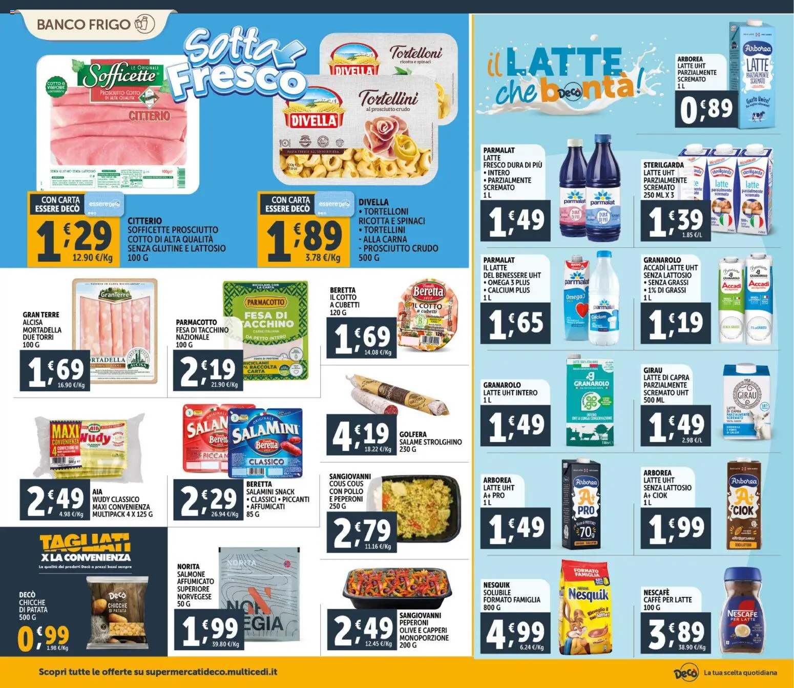 Volantino Decò del 23.02.2026 | Pagina: 10 | Prodotti: Caffè, Pollo, Peperoni, Spinaci