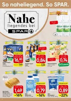 Spar Flugblatt - Burgenland ab 09.04.2026 gültig | Seite: 10 | Produkte: Mango, Milch, Butter, Joghurt