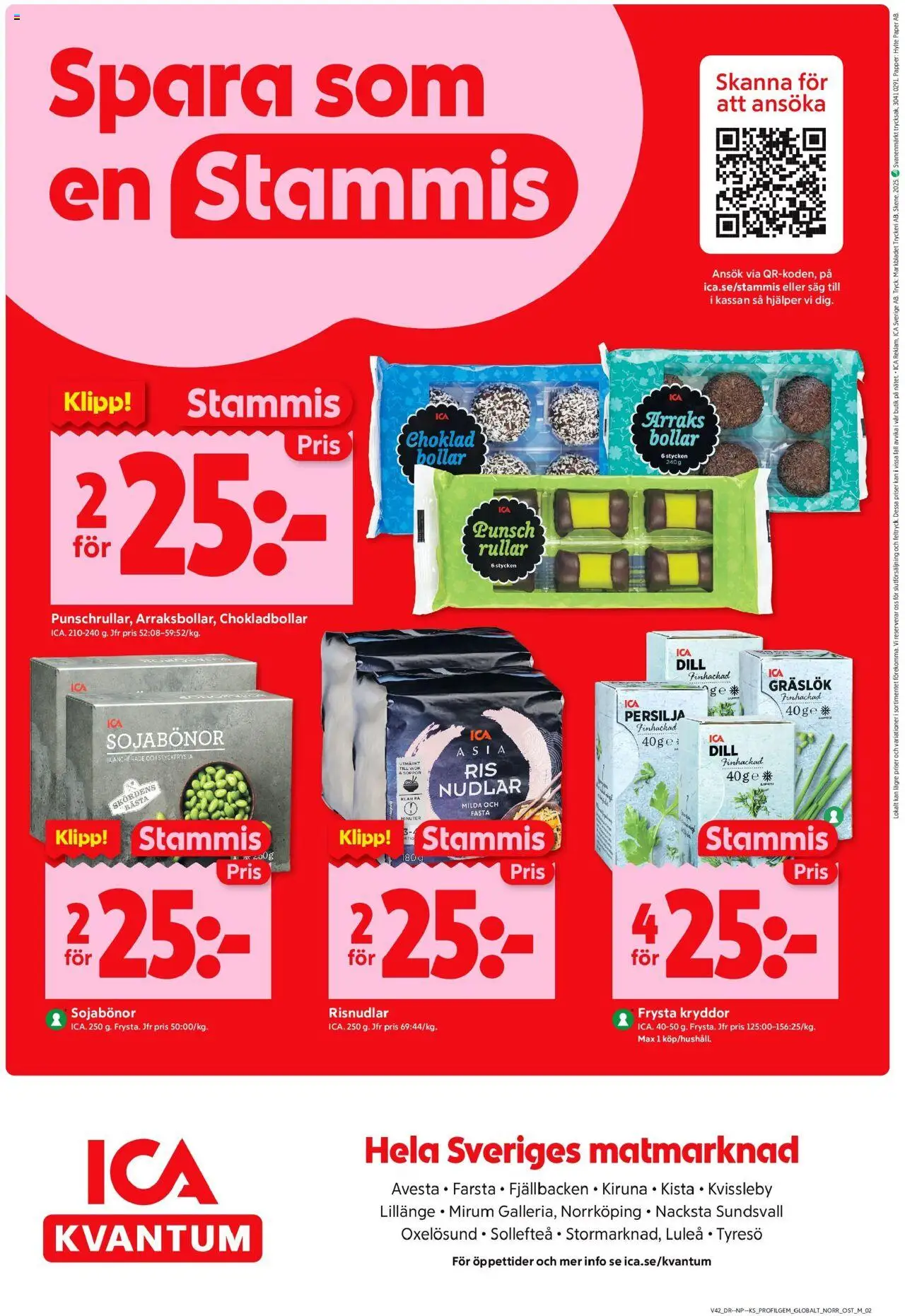 ICA Kvantum reklamblad aktuell från 13.10.2025 | Sida: 10 | Produkter: Såg, Gräslök, Choklad, Persilja