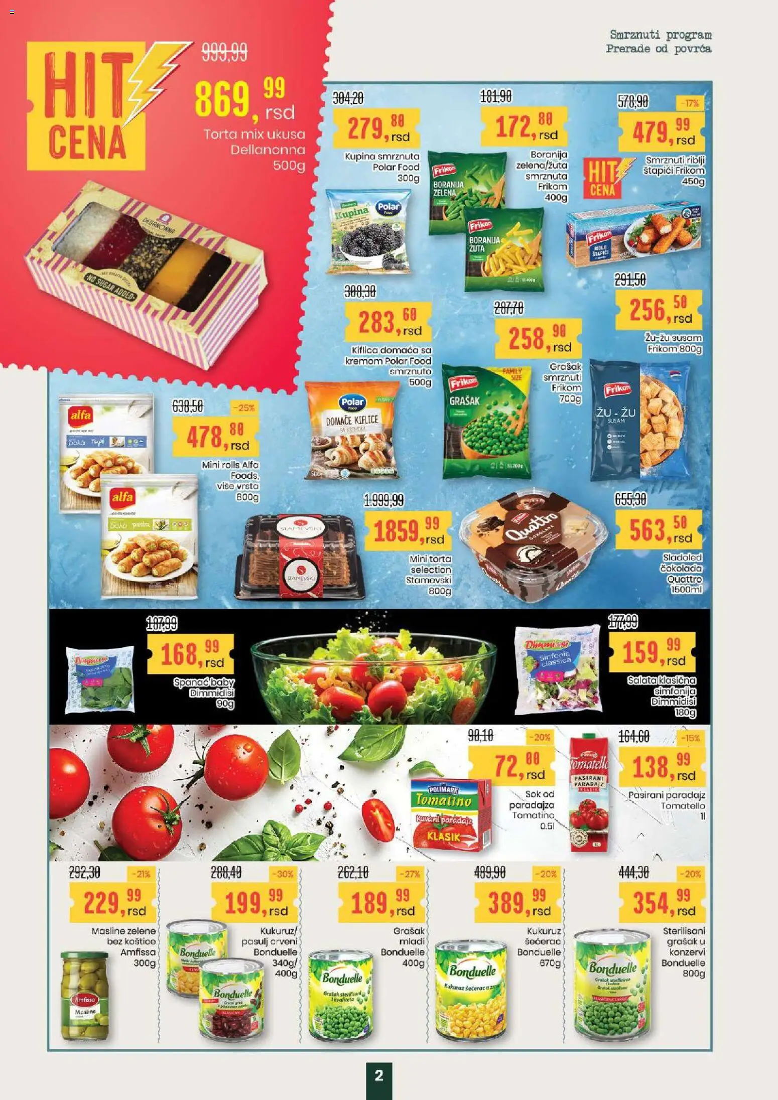 Aroma Market katalog - važi od 13.11.2025 | Strana: 2 | Proizvode: Boranija, Masline, Salata, Kukuruz