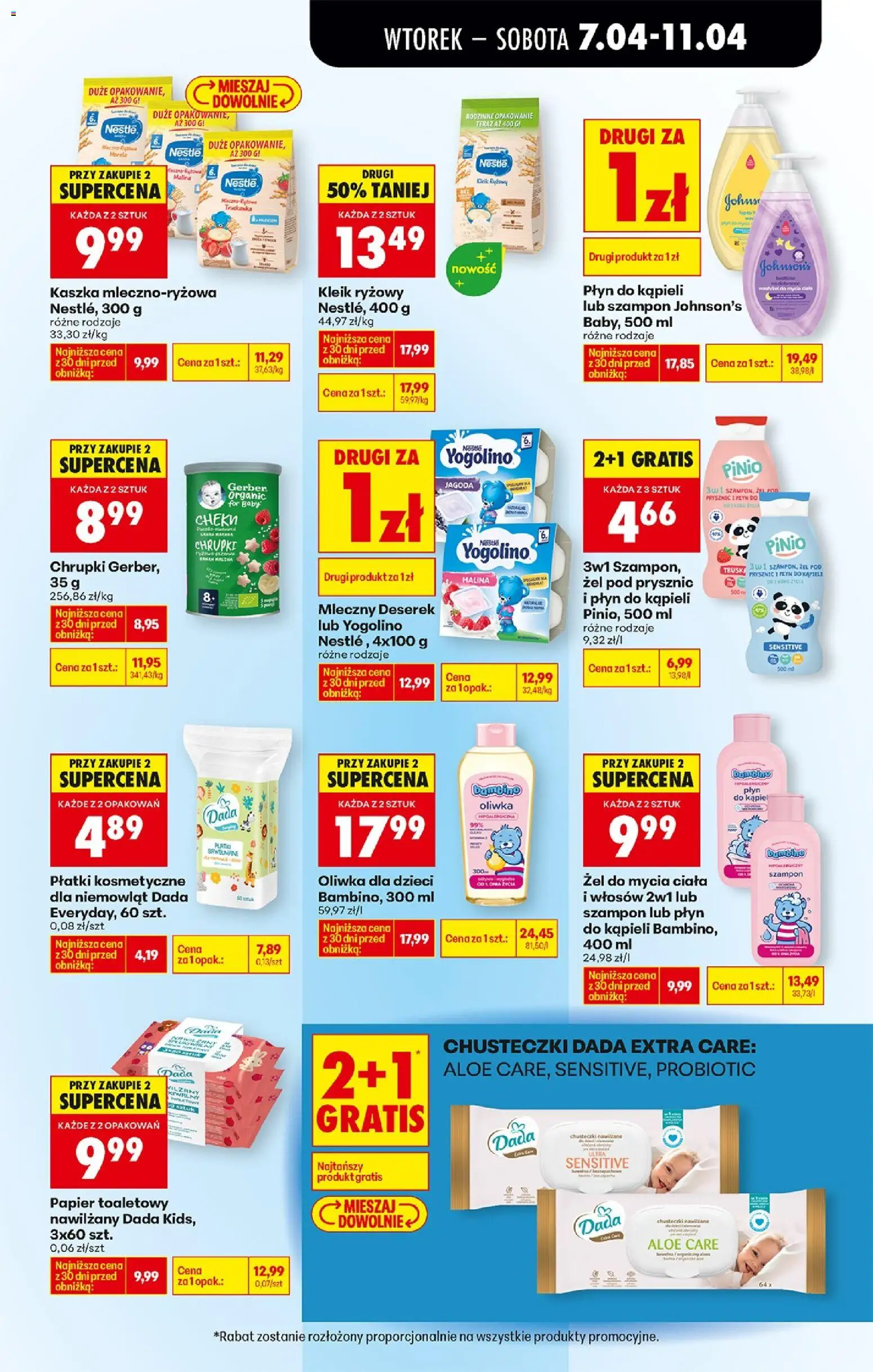 Biedronka gazetka od wtorku od 07.04.2026 | Strona: 71 | Produkty: Papier toaletowy, Morele, Kąpiel, Prysznic