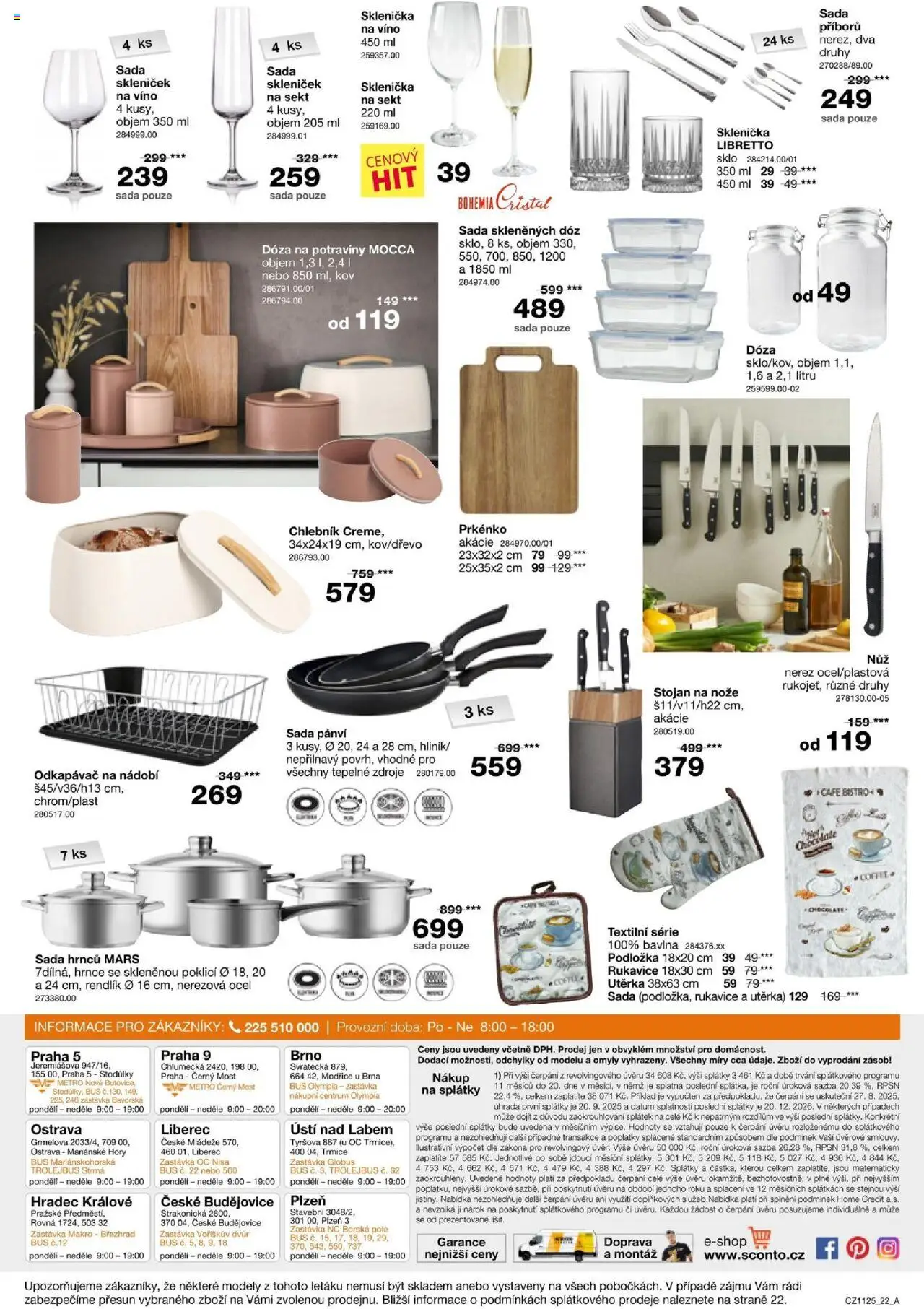 Sconto nábytek leták od 27.08.2025 | Strana: 22 | Produkty: Dóza, Odkapávač na nádobí, Potraviny, Rendlík