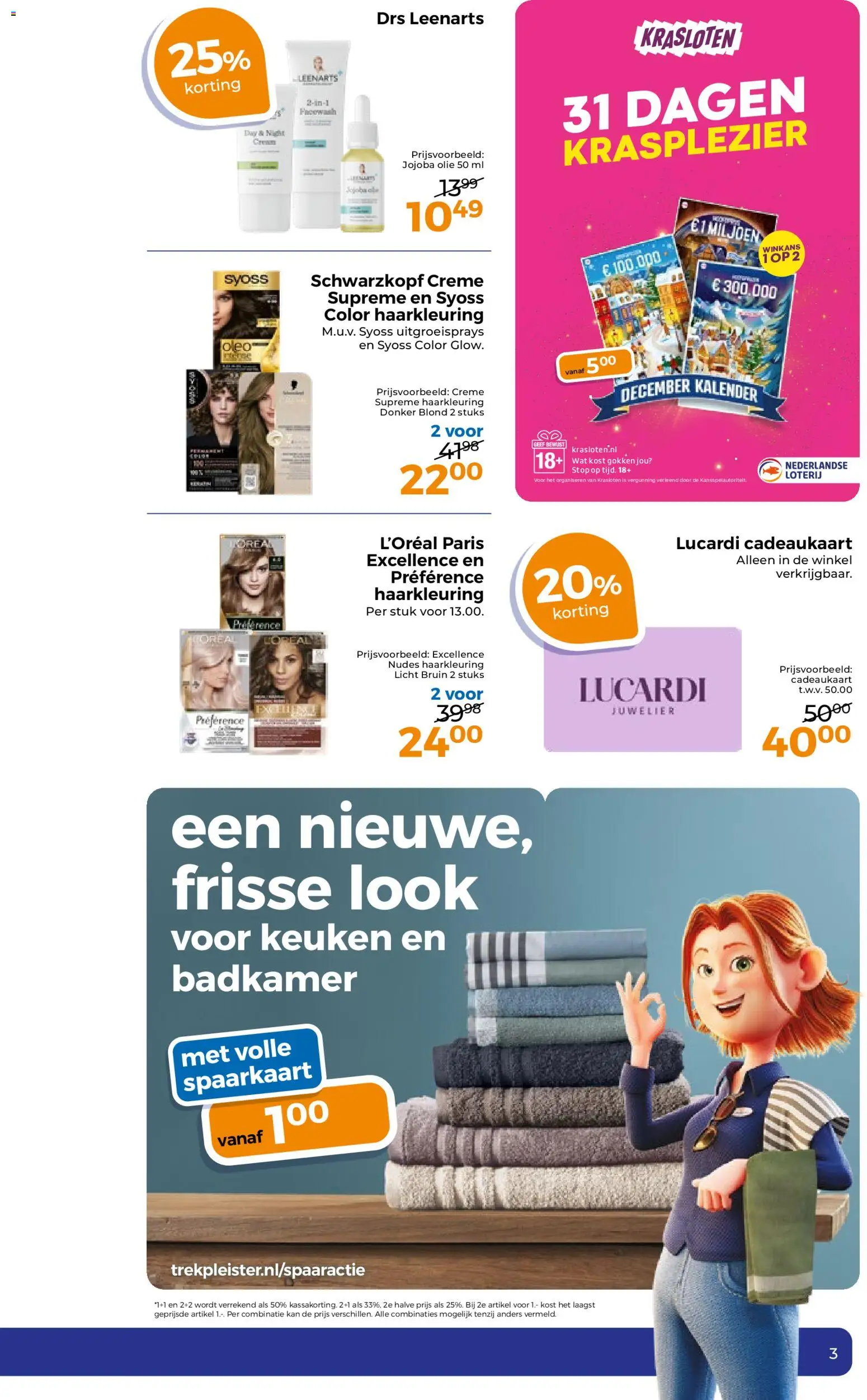 {H1} | Pagina: 3 | Producten: Olie, Kan, Crème