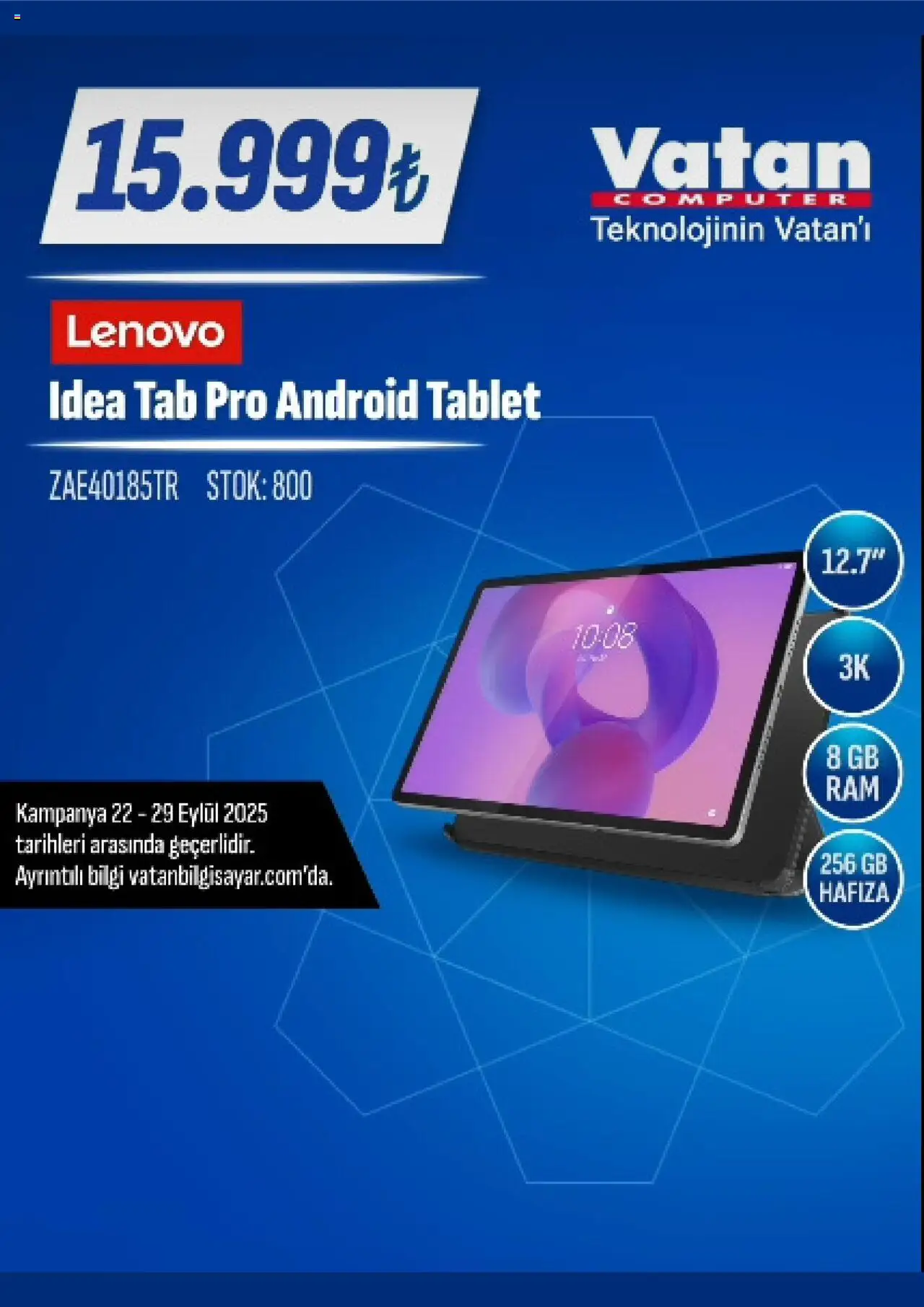 Vatan Bilgisayar İndirim - 22.09.2025 tarihinden itibaren geçerlidir | Sayfa: 2 | Ürünler: Tablet