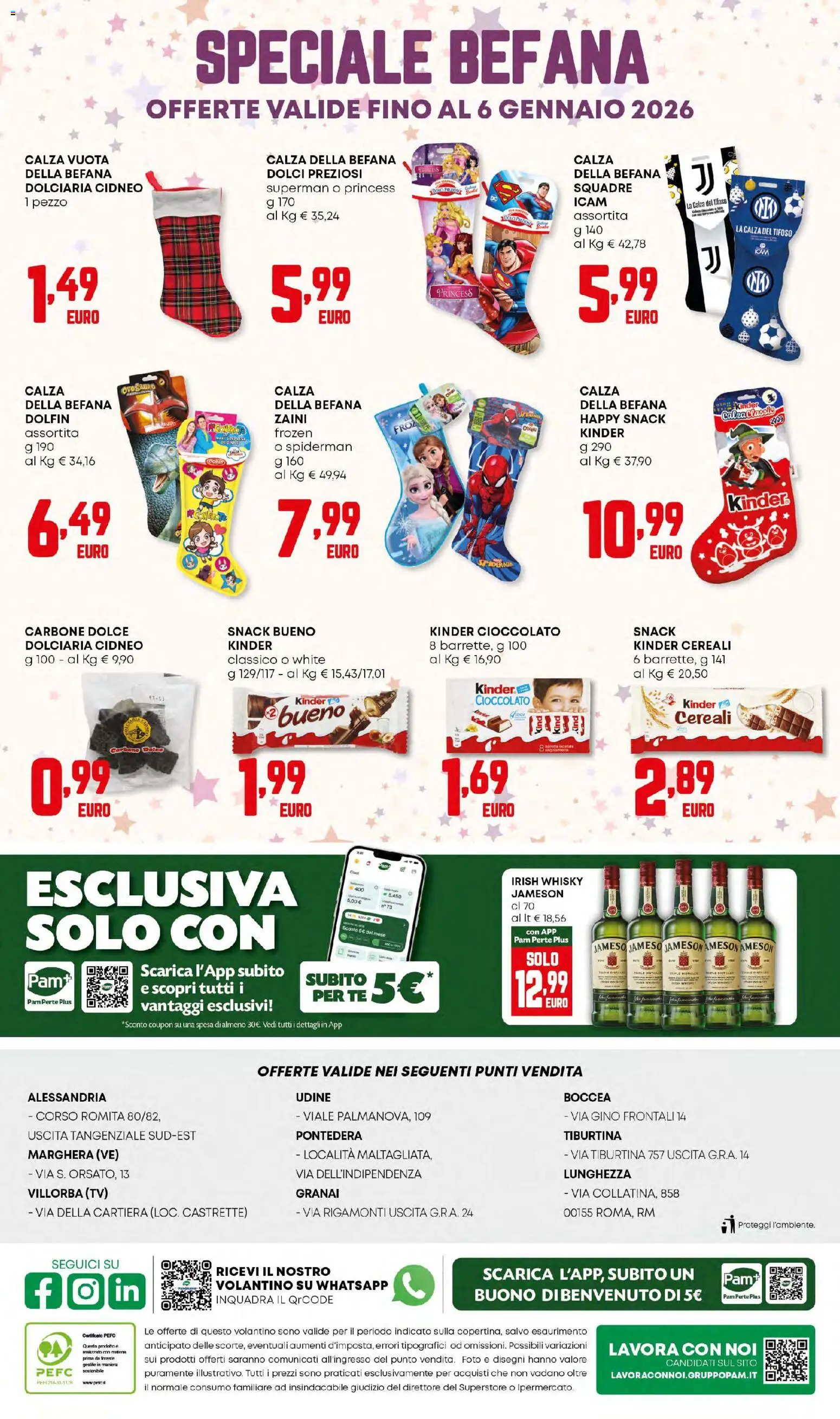 Volantino Panorama del 02.01.2026 | Pagina: 16 | Prodotti: Cioccolato, Cereali, Whisky, TV