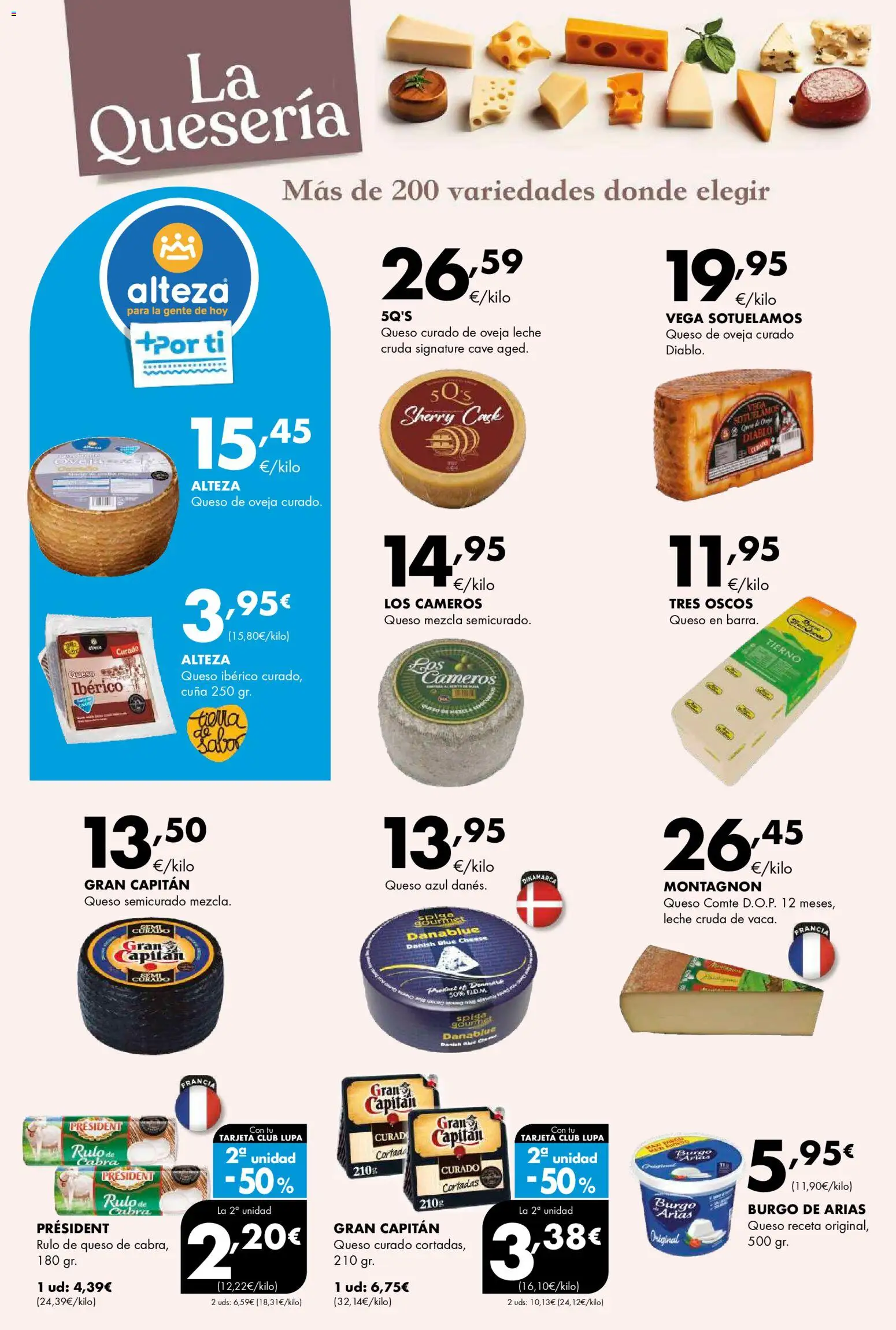 Lupa Supermercados folleto │ válido desde el 05.03.2026 | Página: 5 | Productos: Queso de oveja, Leche, Queso, Cuna