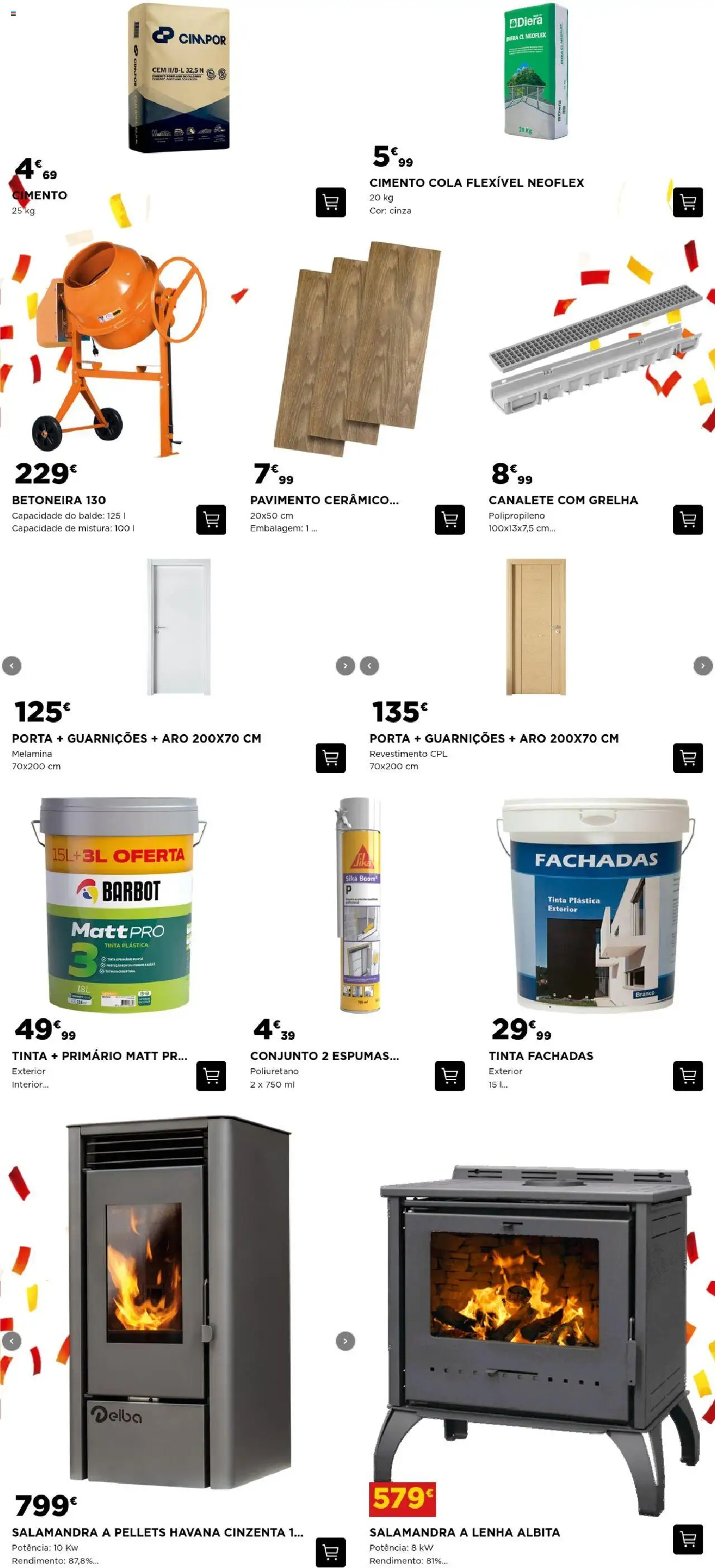 BricoMarché - F13 - Aniversário │ válido de 18.09.2025 | Página: 3 | Produtos: Porta, Balde, Tinta, Cimento