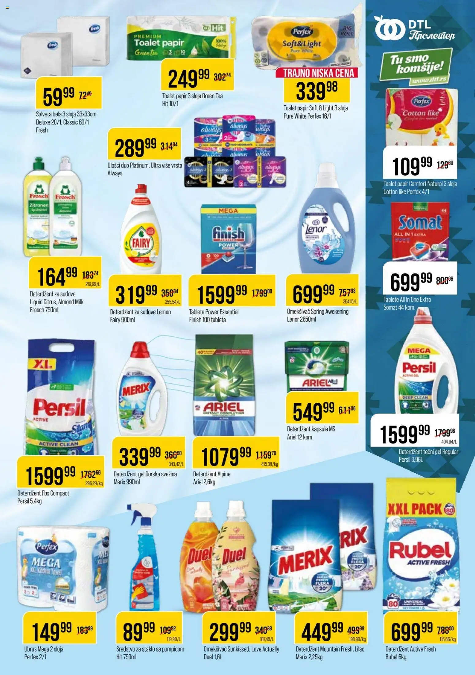 Metalac Proleter katalog - važi od 11.02.2026 | Strana: 11 | Proizvode: Deterdžent za sudove, Somat, Finish, Persil