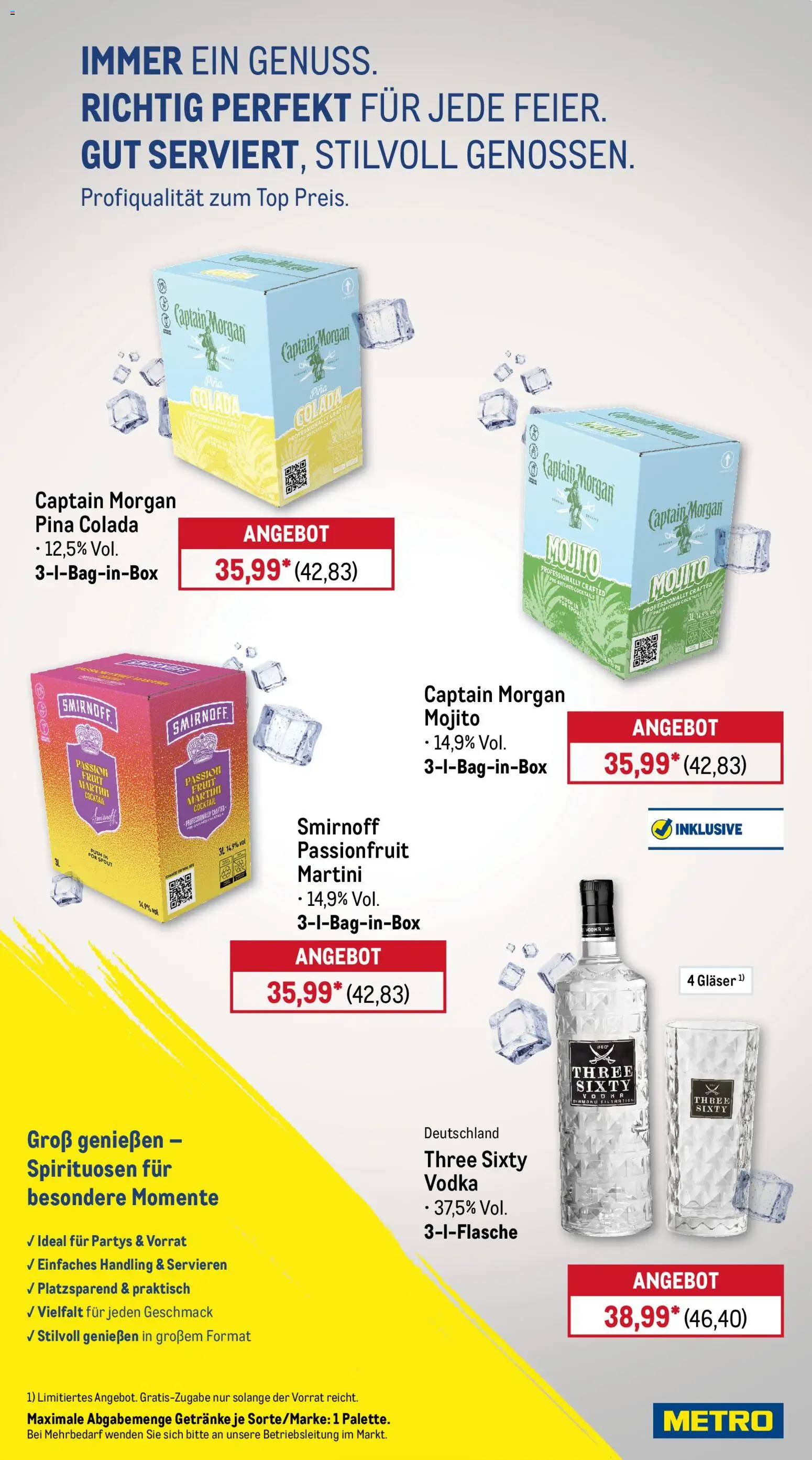 Metro Prospekt 	 – gültig ab 22.12.2025 | Seite: 14 | Produkte: Top, Martini, Smirnoff, Vodka
