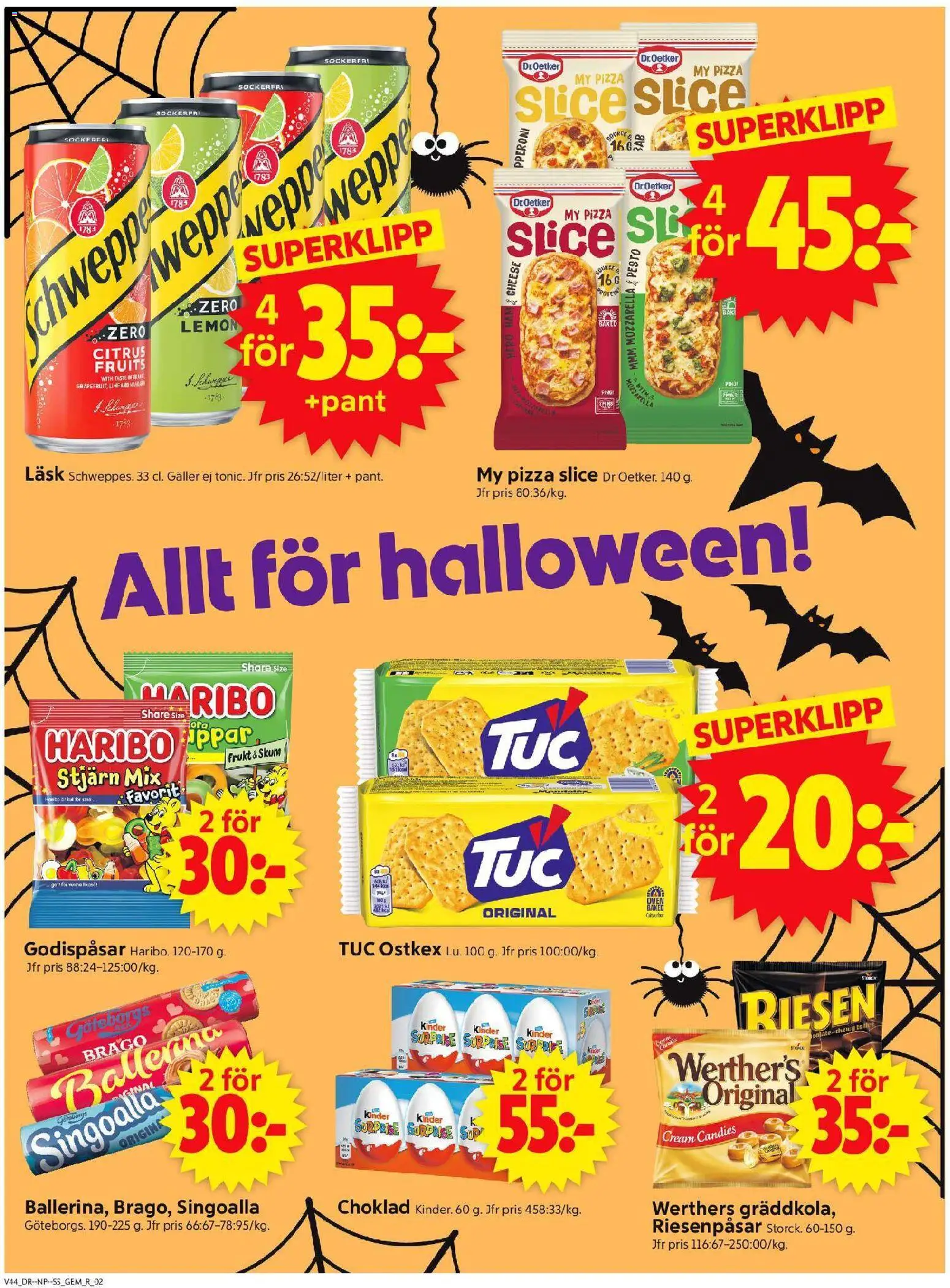 ICA Supermarket reklamblad aktuell från 27.10.2025 | Sida: 2 | Produkter: Singoalla, Galler, Choklad, Pizza