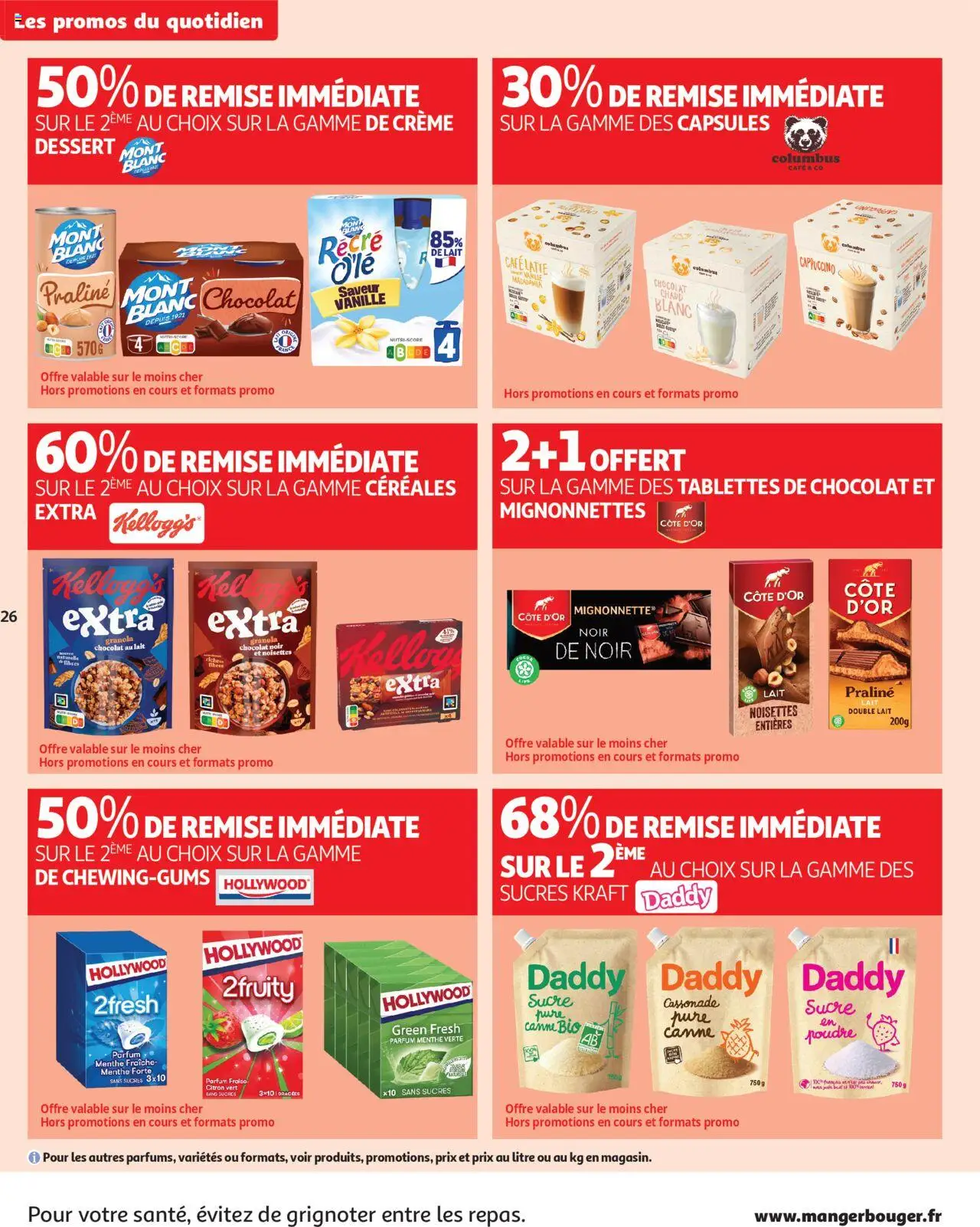  | Page: 26 | Produits: Cassonade, Citron, Menthe, Céréales