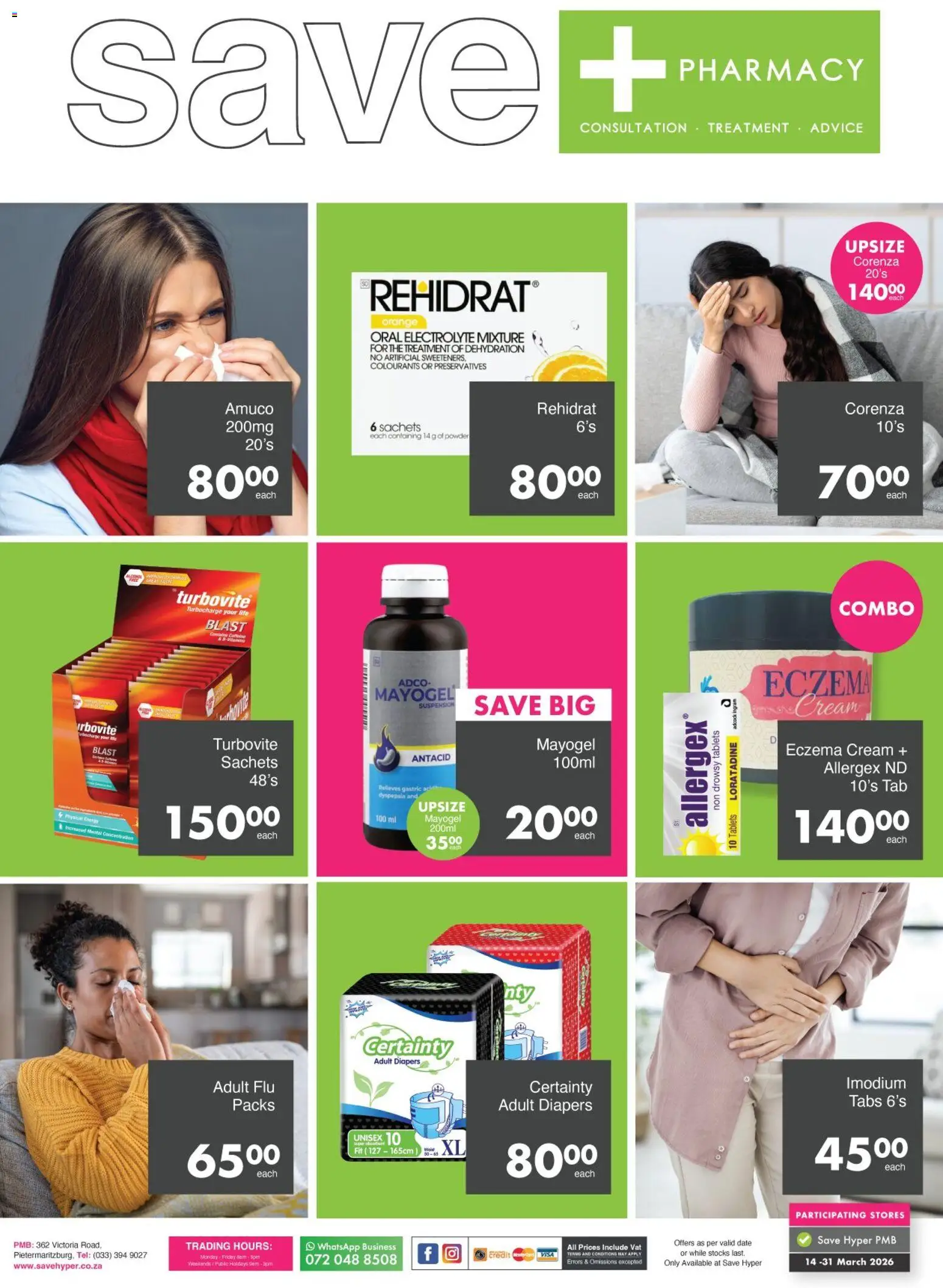 New Save catalogue – valid from 14.03.2026 | Page: 2 | Products: Powder, Cream