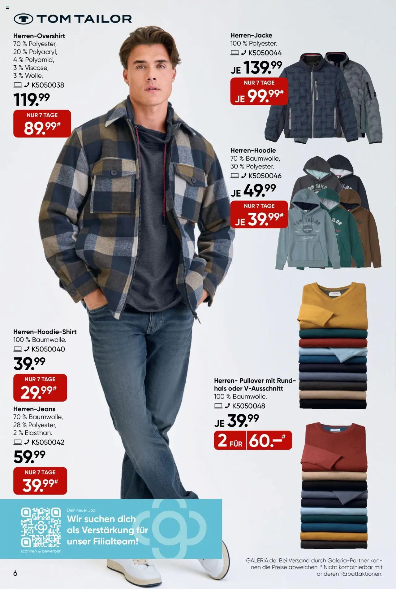 Galeria Karstadt Kaufhof Prospekt 	 – gültig ab 10.09.2025 | Seite: 6 | Produkte: Pullover