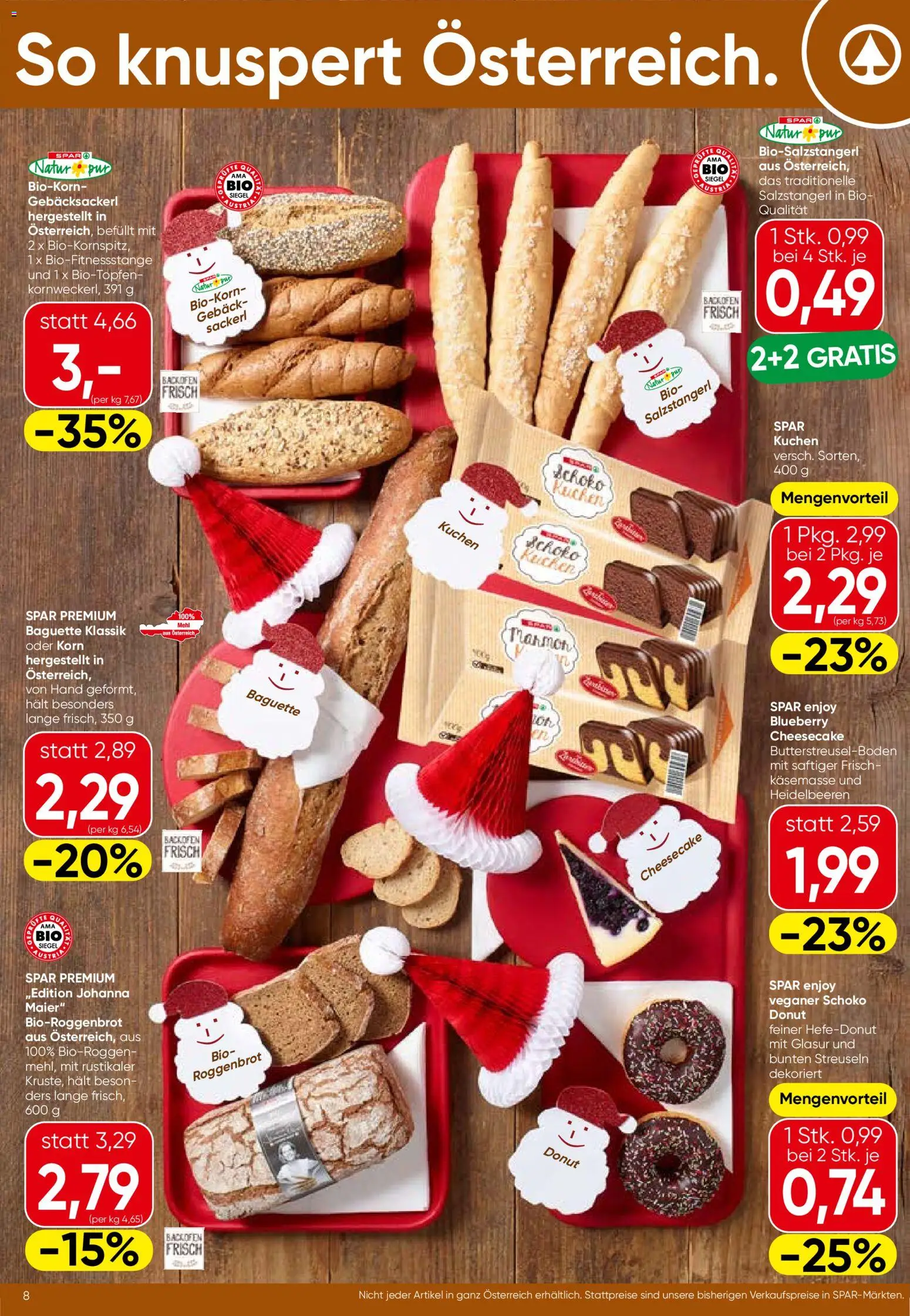 Spar Flugblatt - Tirol gültig ab 20.11.2025 | Seite: 8 | Produkte: Jääkaappipakastin