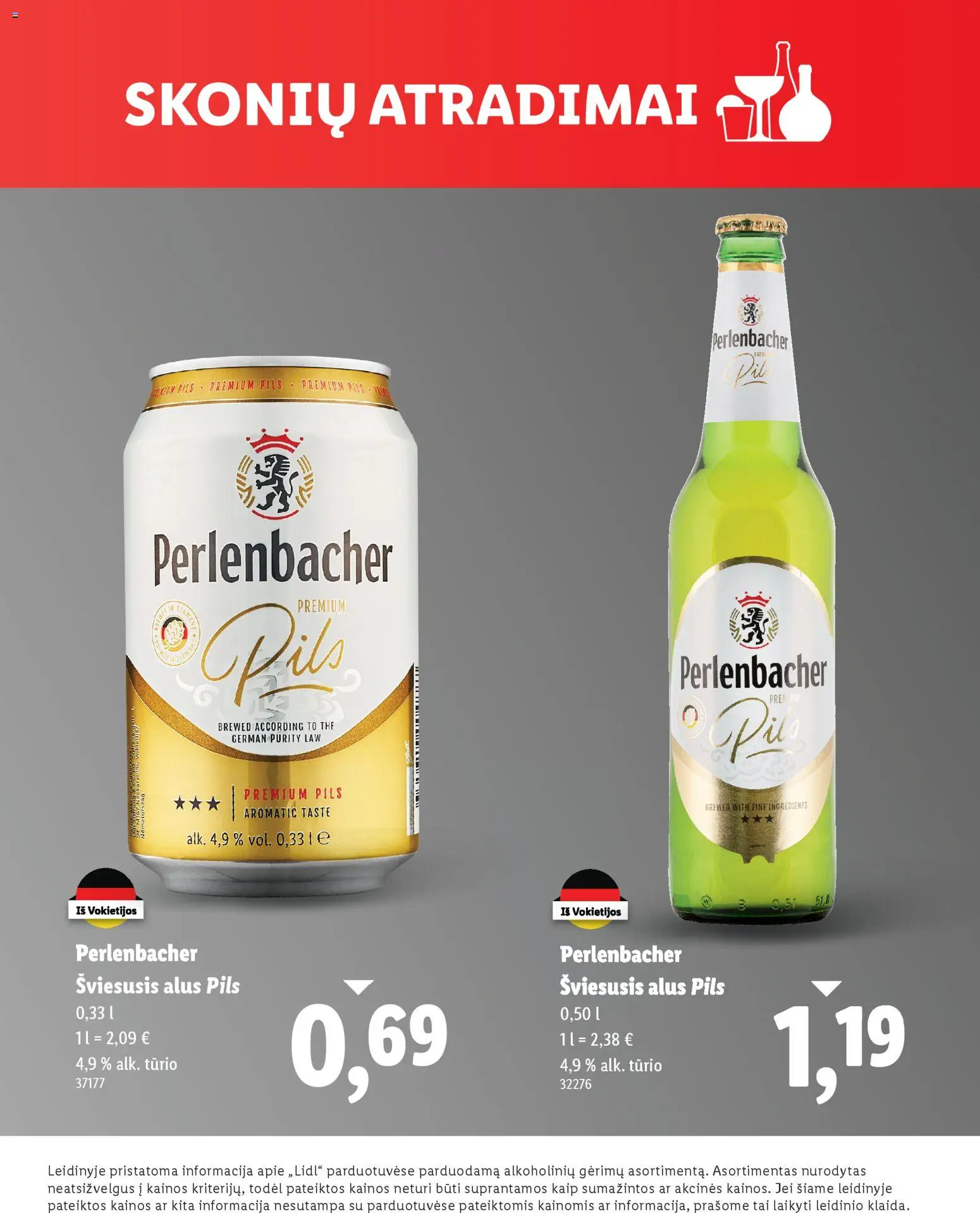 LIDL akcijos nuo 07.12.2025 | Puslapis: 20 | Prekių: Alus