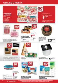 El Corte Inglés ofertas │ válido desde el 14.08.2025 | Página: 6 | Productos: Leche, Queso, Jamón, Jamón cocido