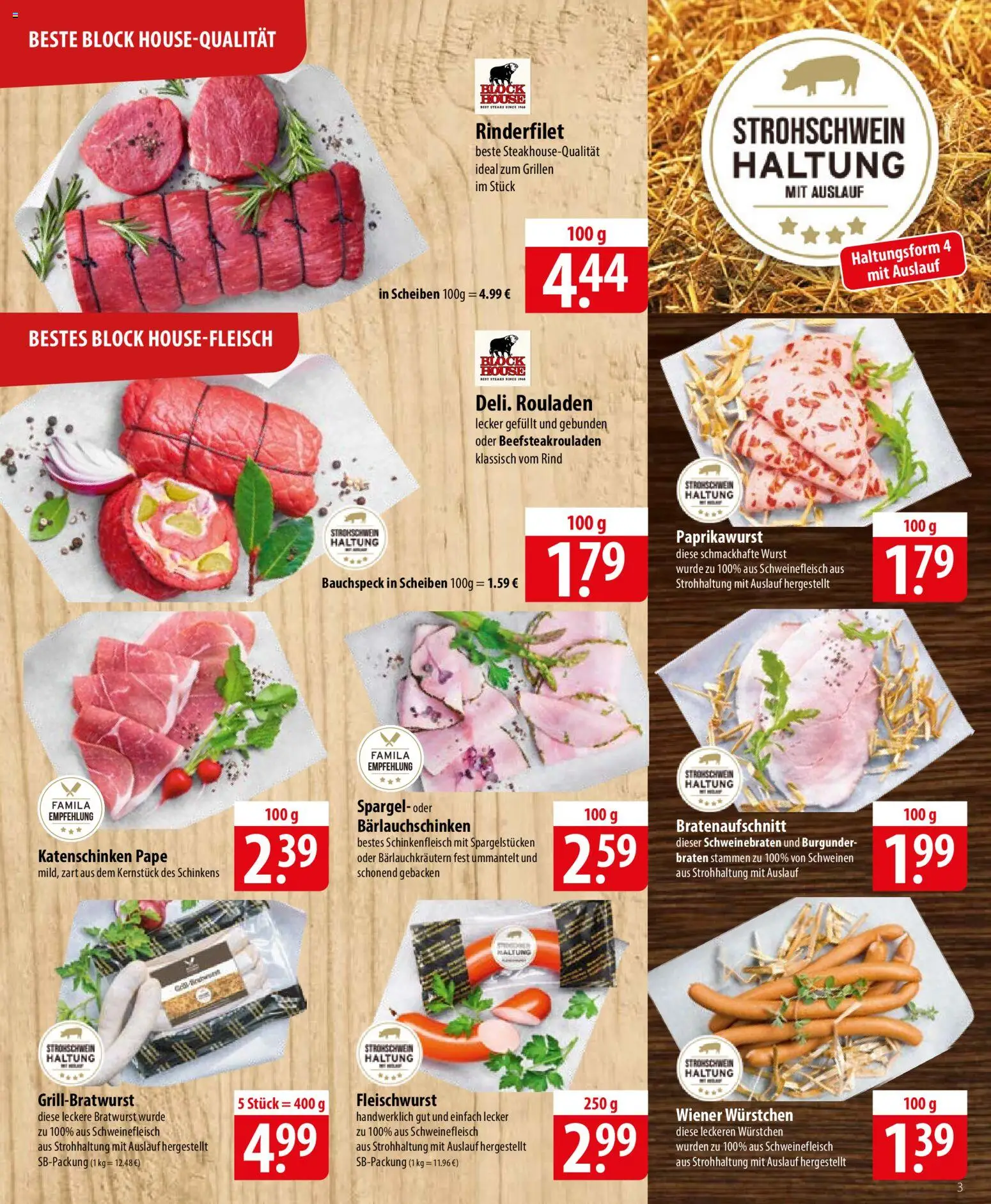 Famila Prospekt 	 – gültig ab 20.04.2026 | Seite: 3 | Produkte: Wiener wurstchen, Rinderfilet, Spargel, Schweinefleisch