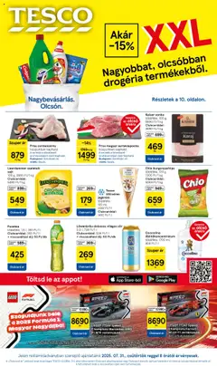Tesco Hipermarket - Akciós újság  - amely érvényes a következő dátumtól: 31.07.2025