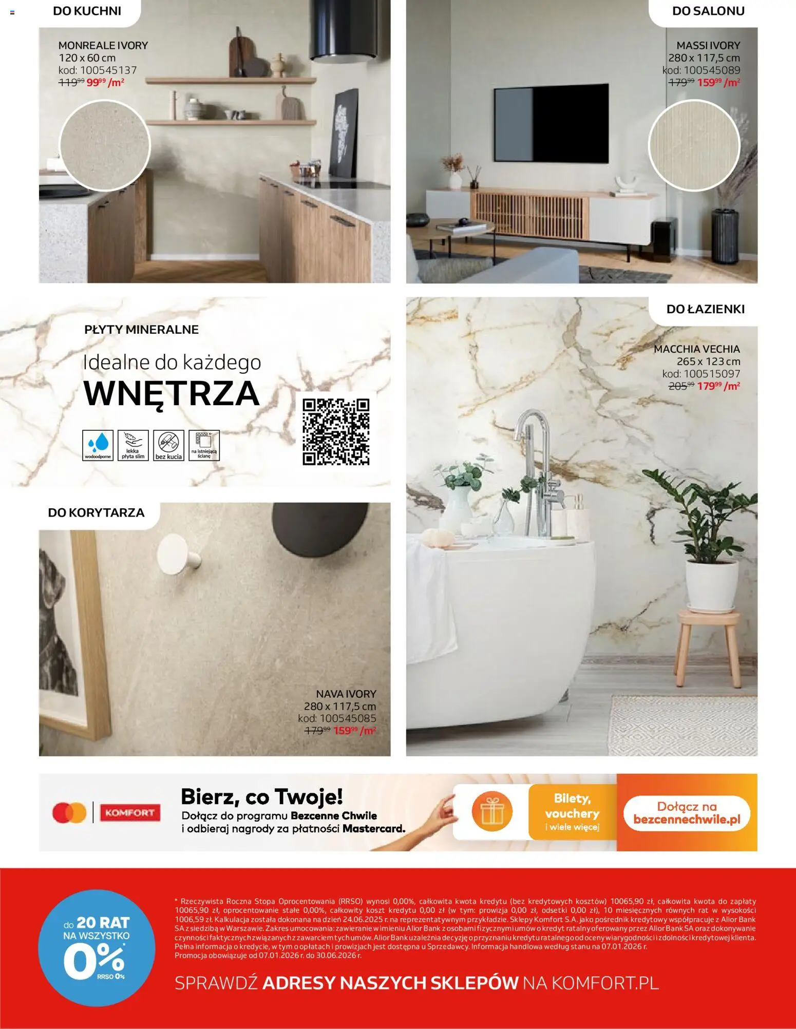 Komfort Gazetka od 11.02.2026 | Strona: 40 | Produkty: Plyty