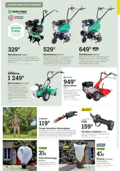 Espace Emeraude - Prévisualisation de Espace Emeraude catalogue valide à partir de 22.10.2025 | Page: 12 | Produits: Porte, Sécateur, Voile d'hivernage, Batterie