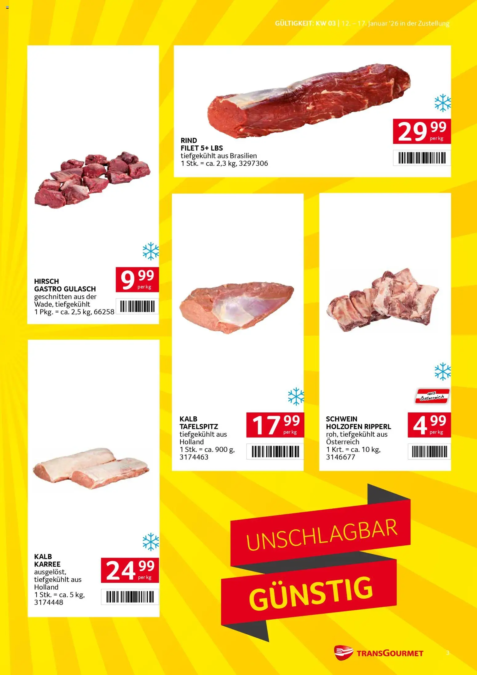 Transgourmet Zustellaktion gültig ab 12.01.2026 | Seite: 3
