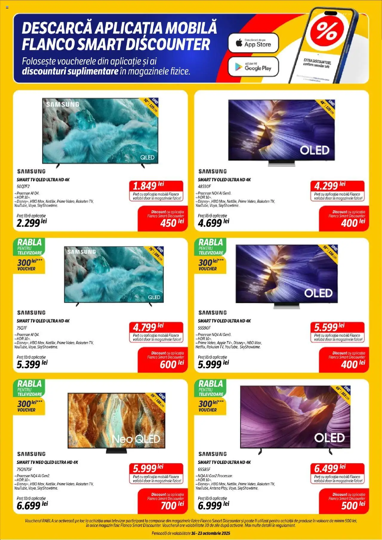 Noul catalog Flanco – valabil de la 16.10.2025 | Pagină: 6 | Produse: Televizor, Apple