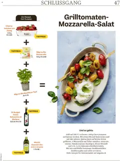 Migros Magazin  ab 15.07.2025 | Seite: 47 | Produkte: Balsamico, Spieße, Tomaten, Grill