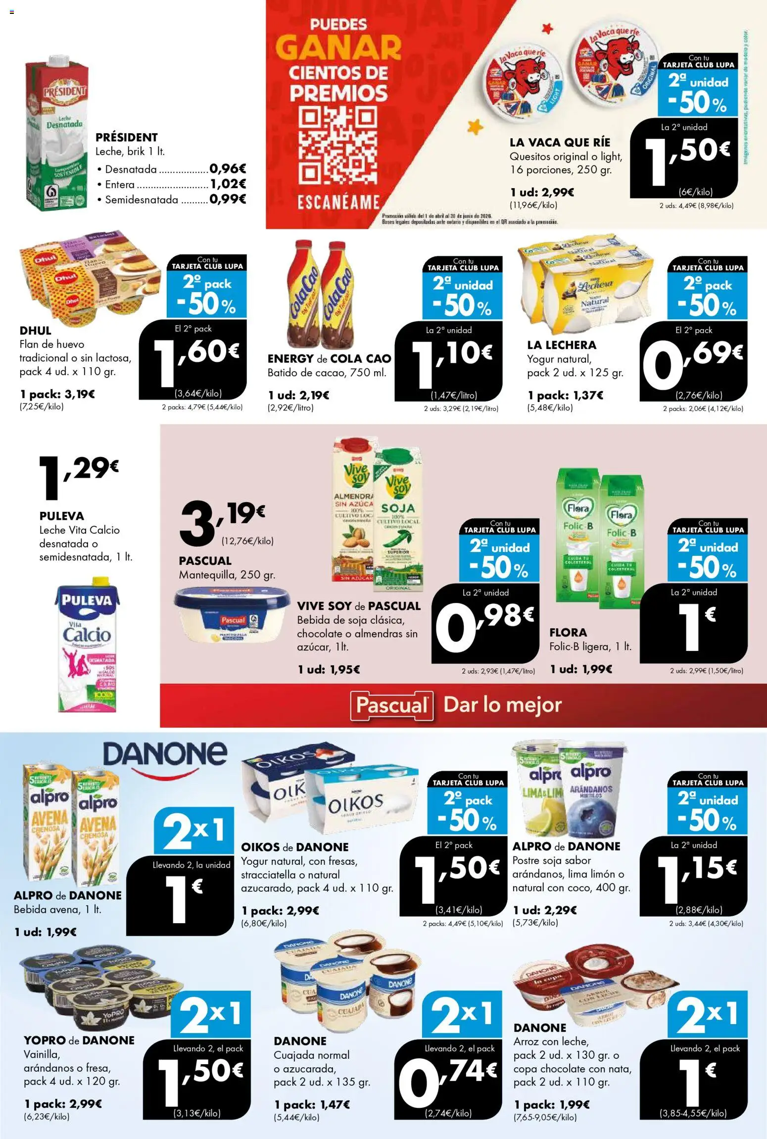 Lupa Supermercados folleto │ válido desde el 09.04.2026 | Página: 9 | Productos: Lima, Yogur, Chocolate, Arroz