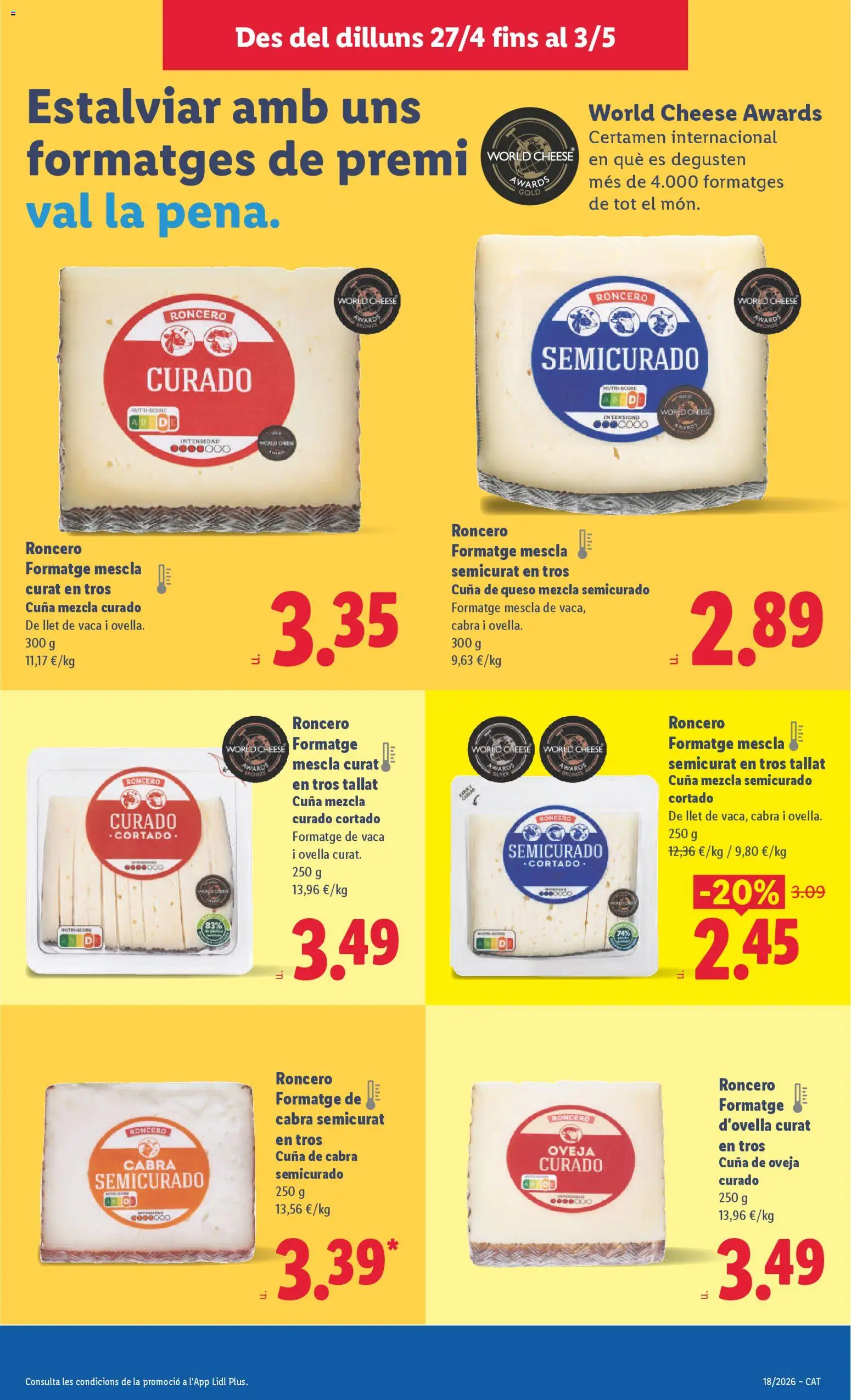 Lidl folleto │ válido desde el 27.04.2026 | Página: 13 | Productos: Queso, Cuna
