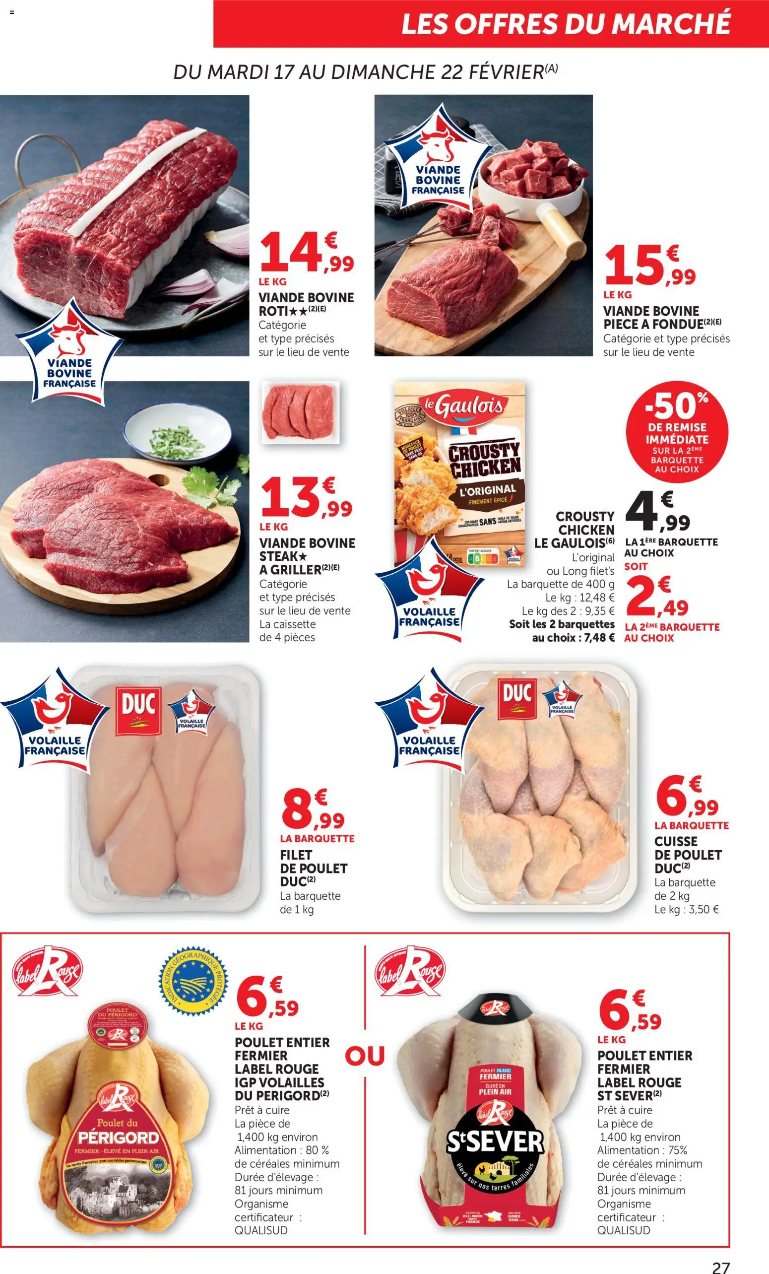 {H1} | Page: 27 | Produits: Volaille, Huile, Viande, Viande bovine