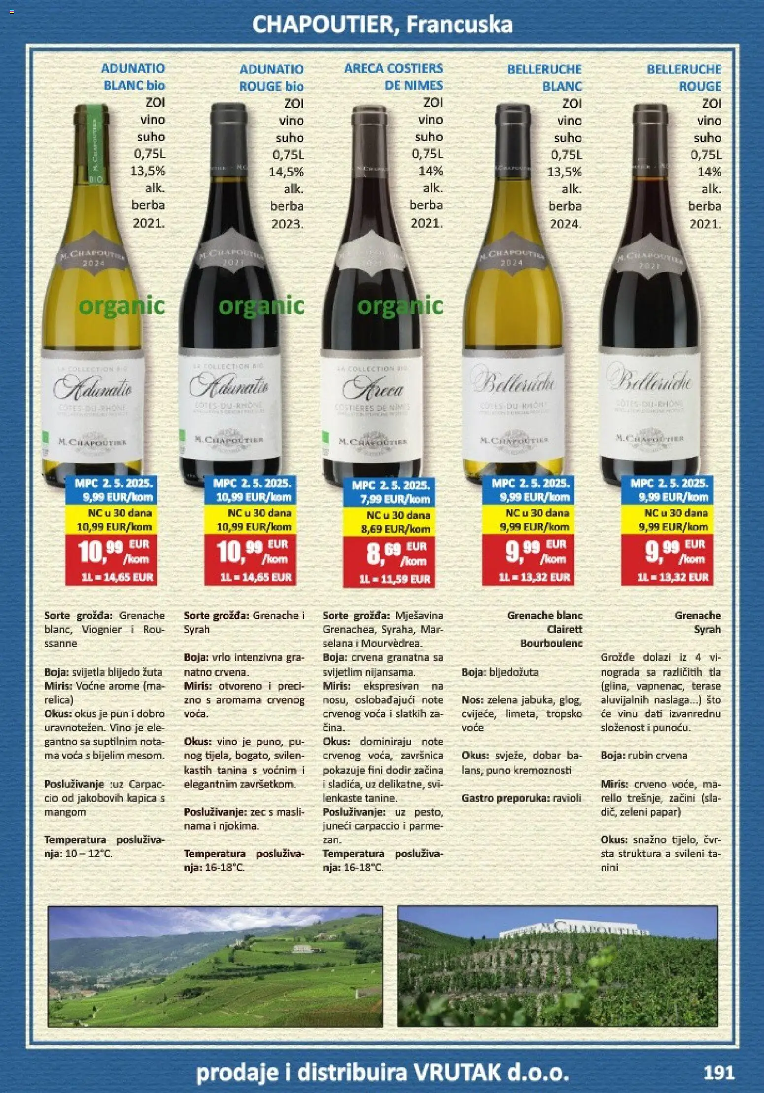 Vrutak katalog | vrijedi od 01.11.2025 | Stranica: 191 | Proizvodi: Vino, Ravioli, Papar, Grožđe