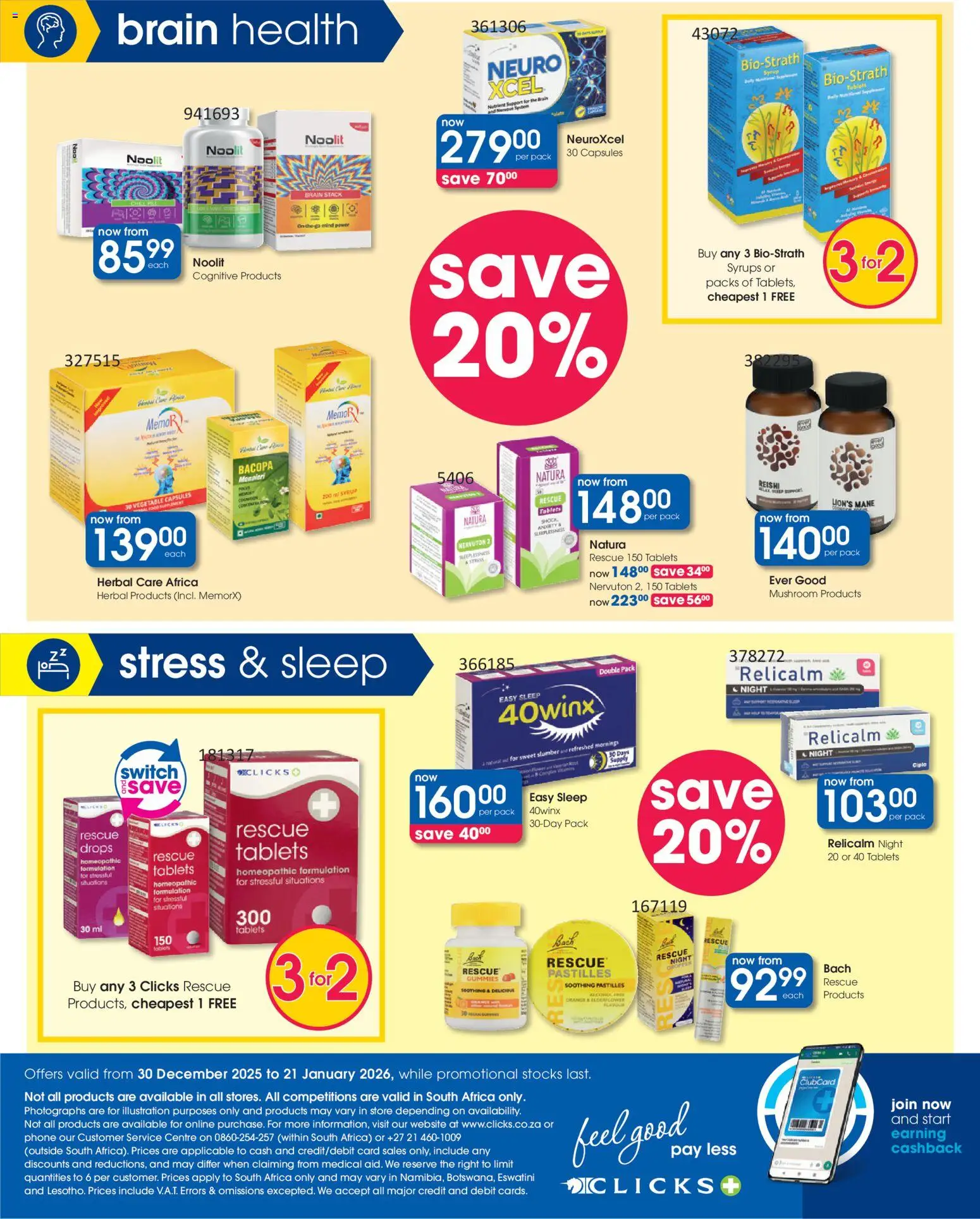 New Clicks catalogue – valid from 30.12.2025 | Page: 32 | Products: Phone, Switch, Syrup